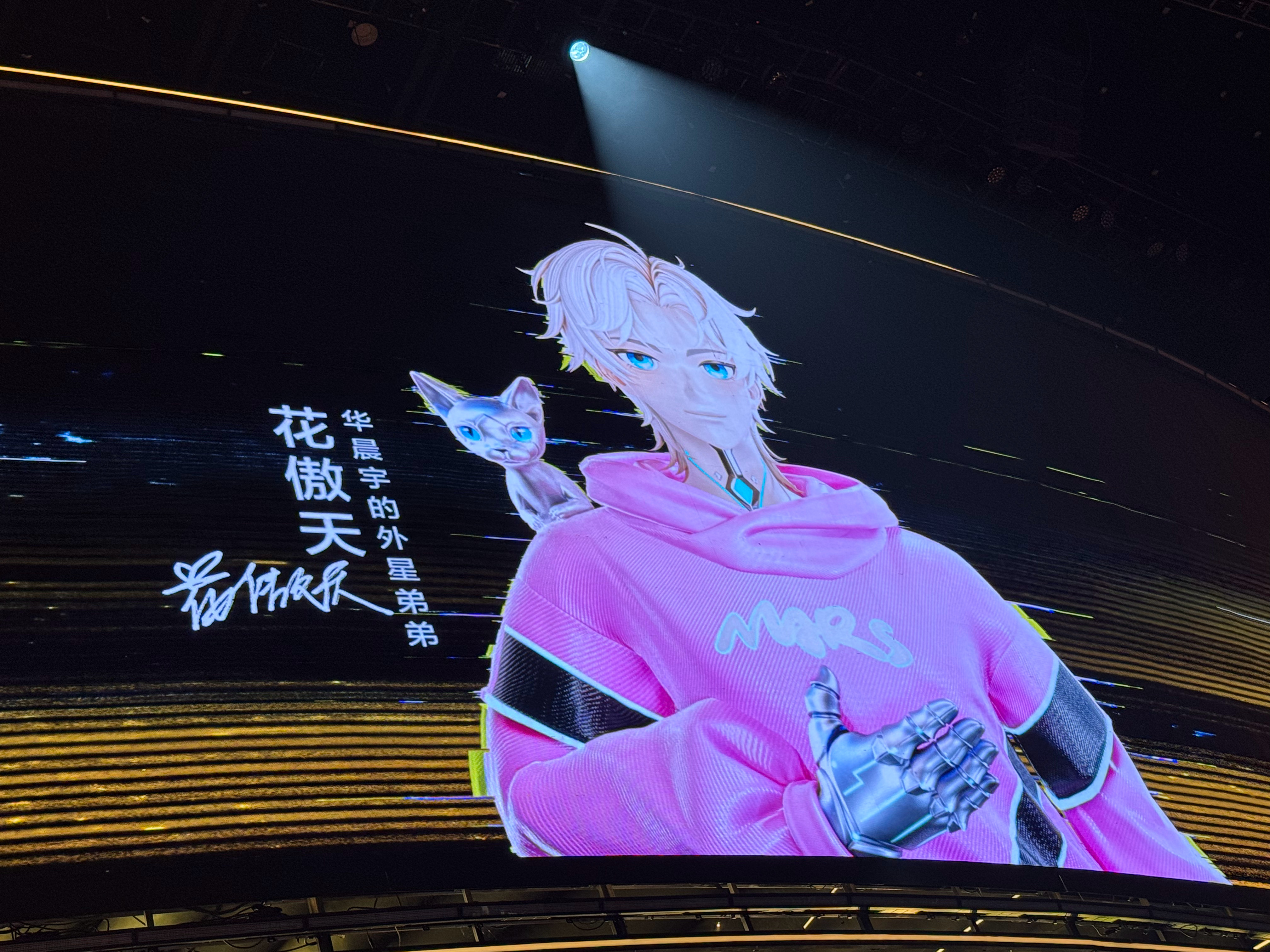 华晨宇亮相PEL春决2026PEL春决冠军之夜不仅仅是超话，还登场现场了花傲天空