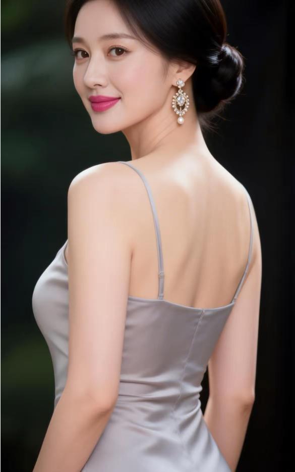 岁月匆匆，不败美人。
半老徐娘 ，风韵犹存。