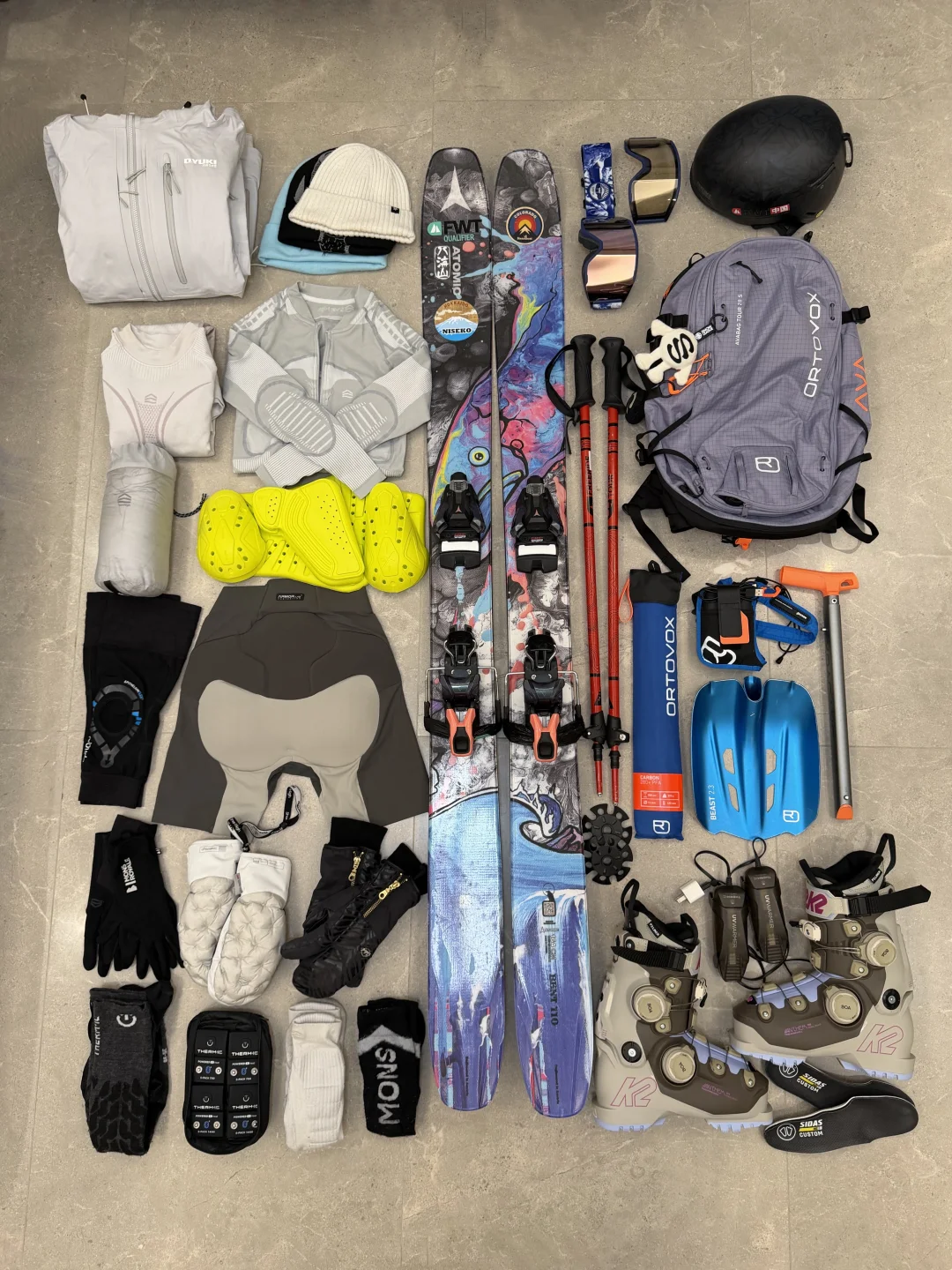 🎿女生独自外滑冲粉🇯🇵精简装备清单🧾