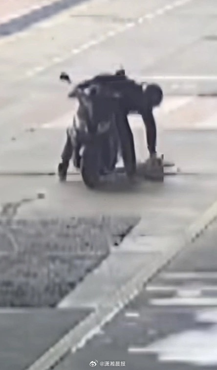 【广东一#狗狗受惊跑出家门女主人网络悬赏#，#监控拍到狗倒地抽搐被骑车男子拎走#