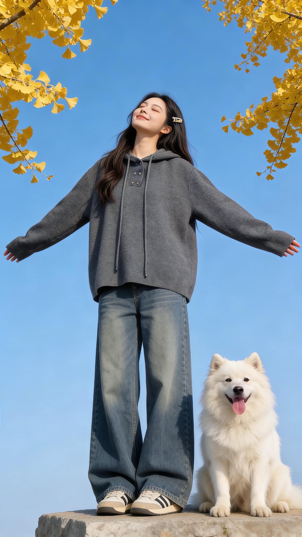 慵懒风穿搭 大码穿搭 高级感穿搭 氛围感拉满的冬日穿搭 原来我是冬日穿搭小天才