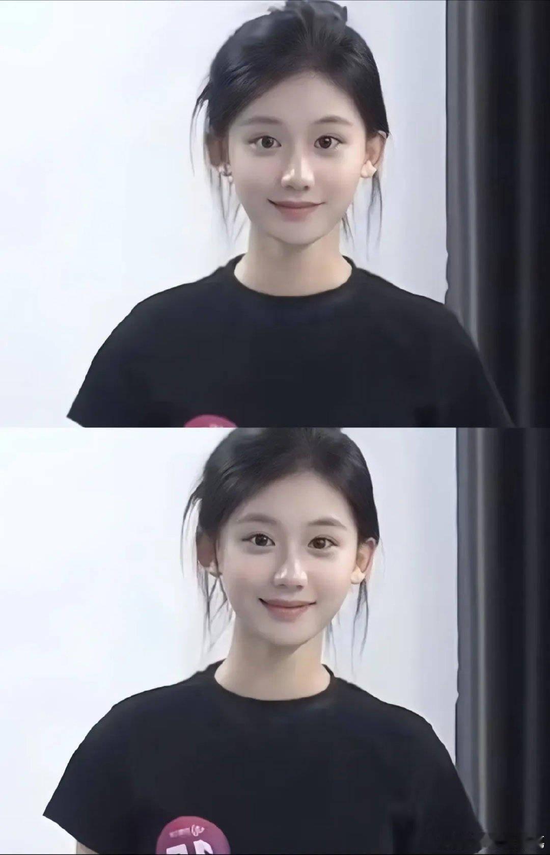 这是2025级的艺考生很漂亮的一个小姑娘简直就是偶像剧里的女主角啊 ​ ​​​