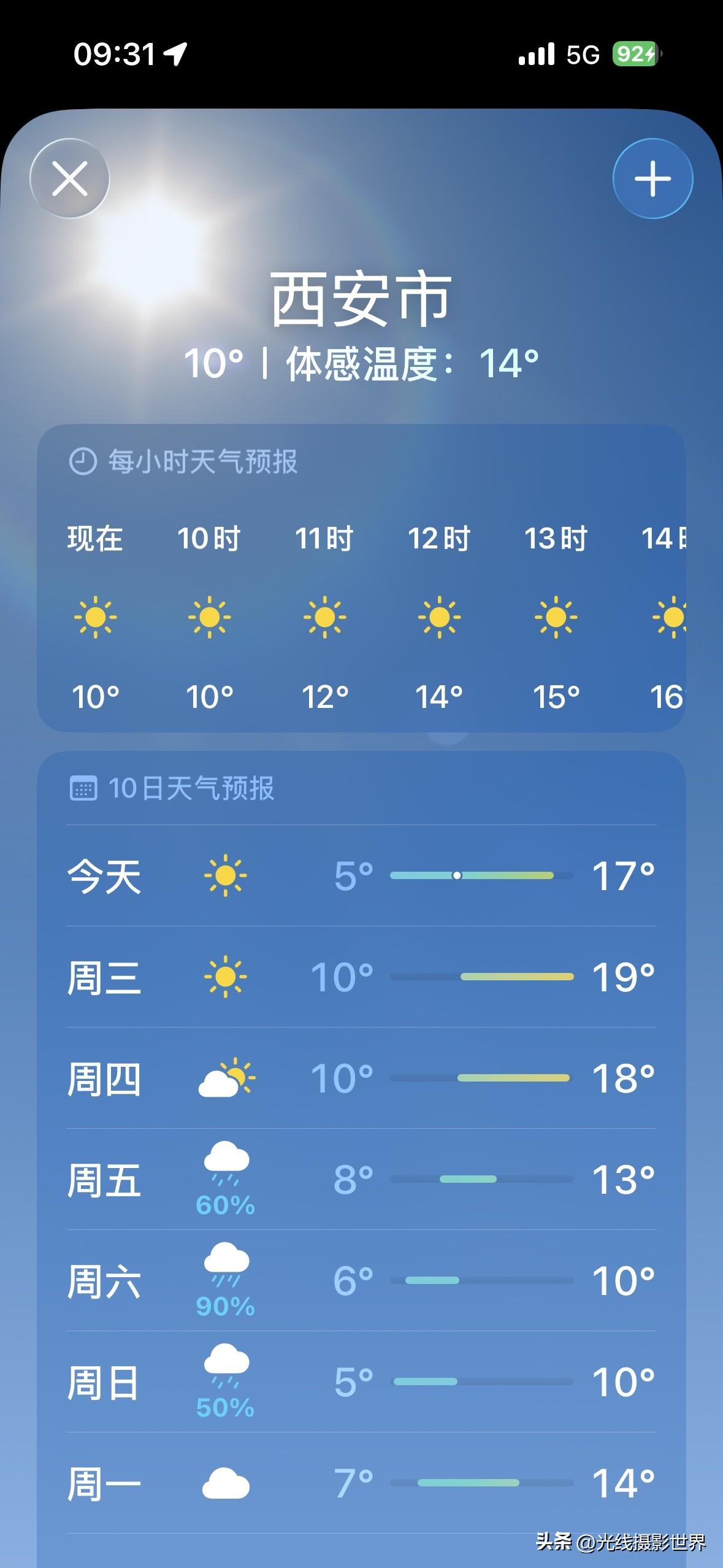 陕西省西安市，即将迎来超强冷空气速冻！虽然3月10日到12日的西安市阳光灿烂，最