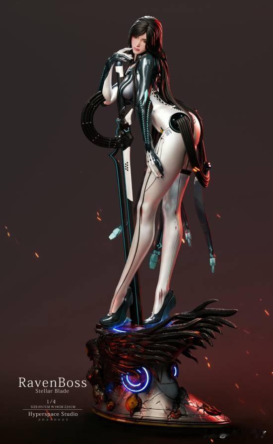 日前，厂商Hyperspace Studio公布了一款《剑星》渡鸦的新GK雕像，