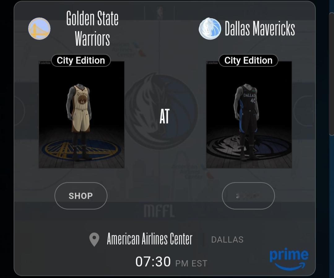 明日球衣计划，还好不是不诅咒的那件宣告金州勇士勇士vs独行侠金州勇士