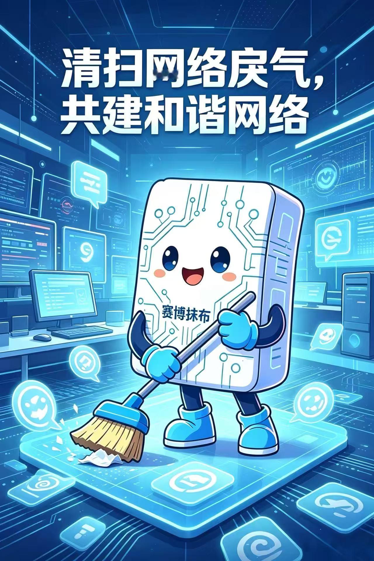 赛博抹布 【浙江网友化身赛博抹布守护清朗网络空间 】5月17日至19日，京东因公