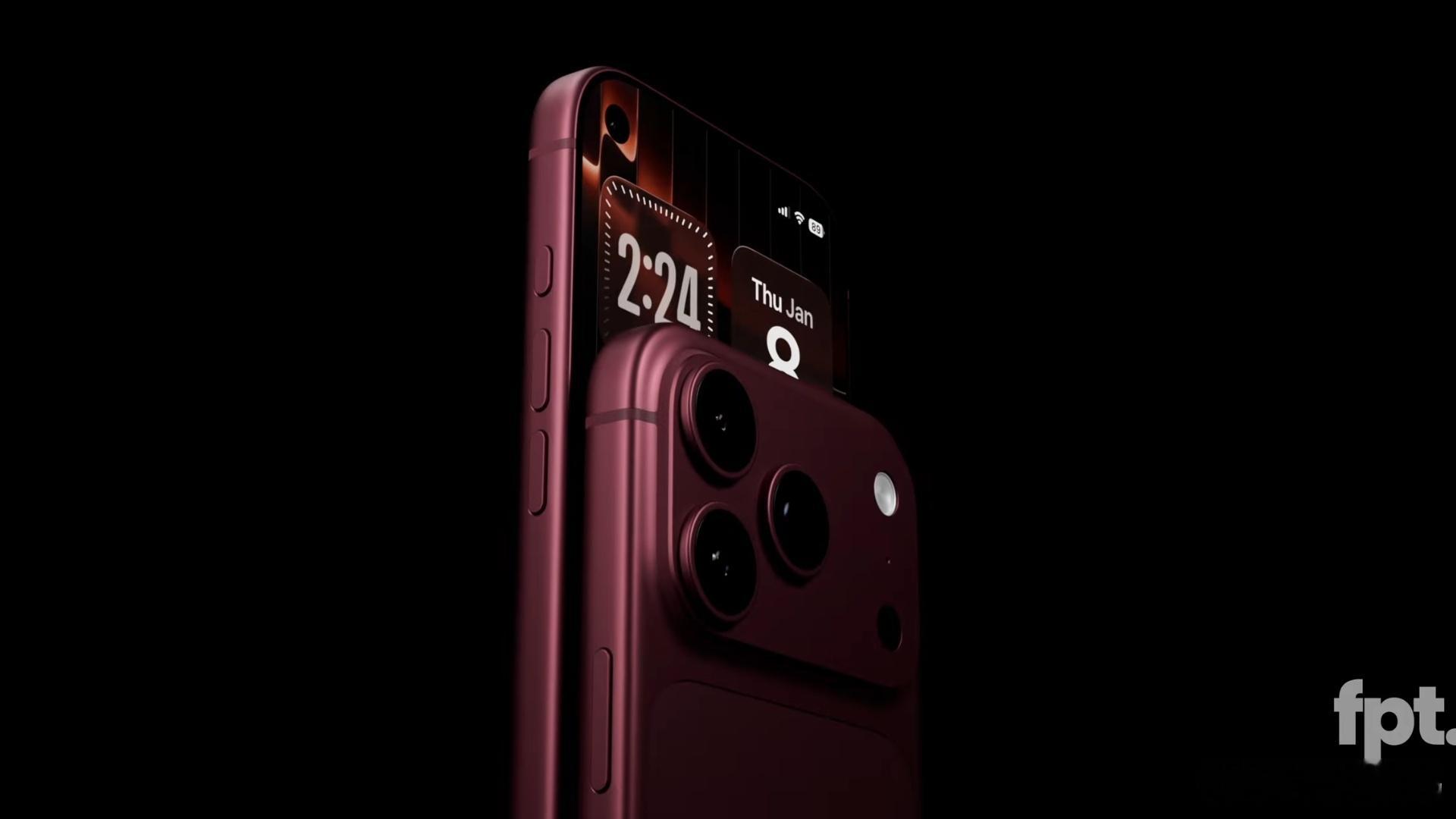 iPhone18Pro渲染视频曝光外媒做的iPhone18 Pro渲染视频，左上