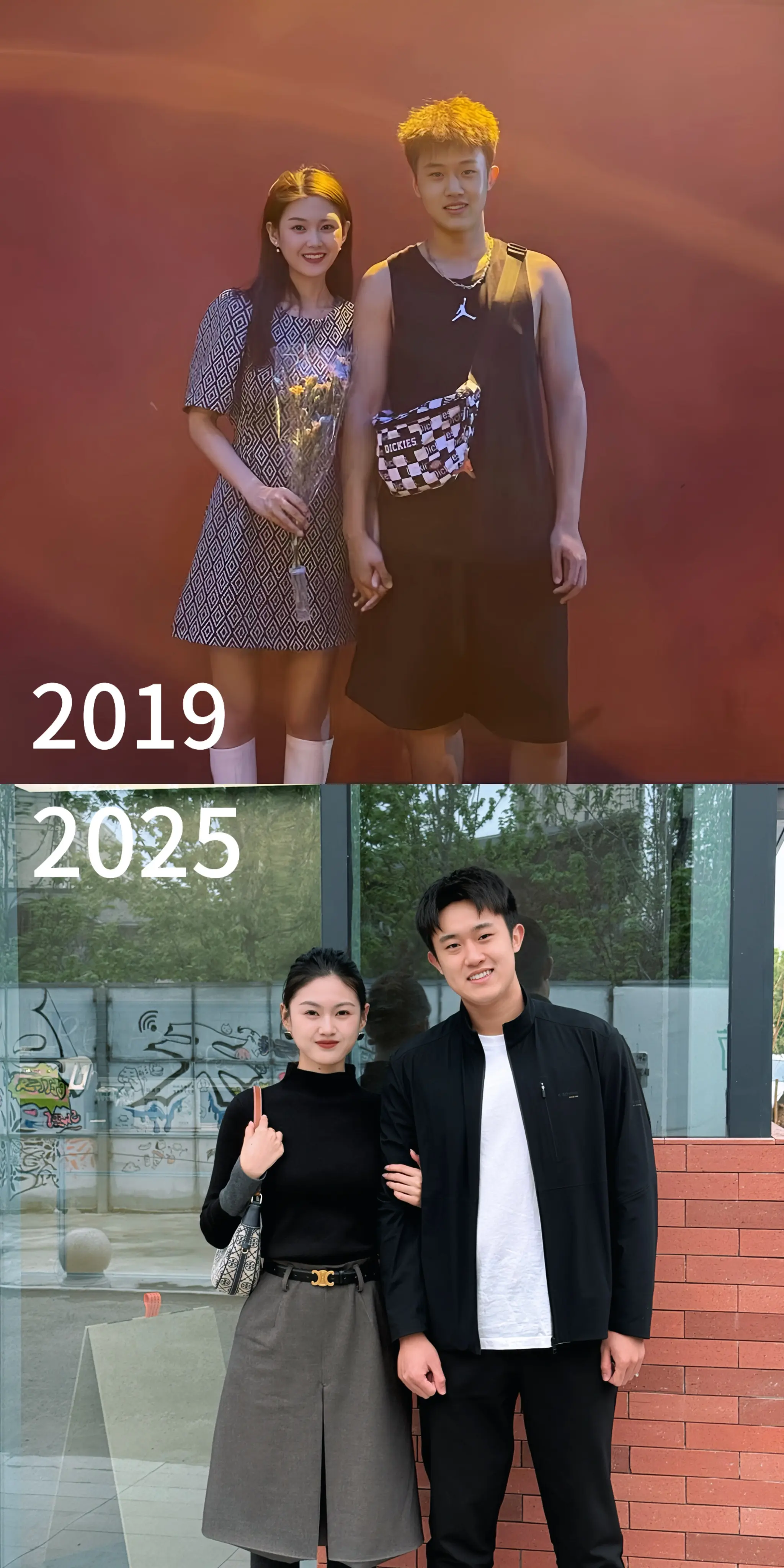 人对时间毫无还手之力。一直在一起才值得炫耀