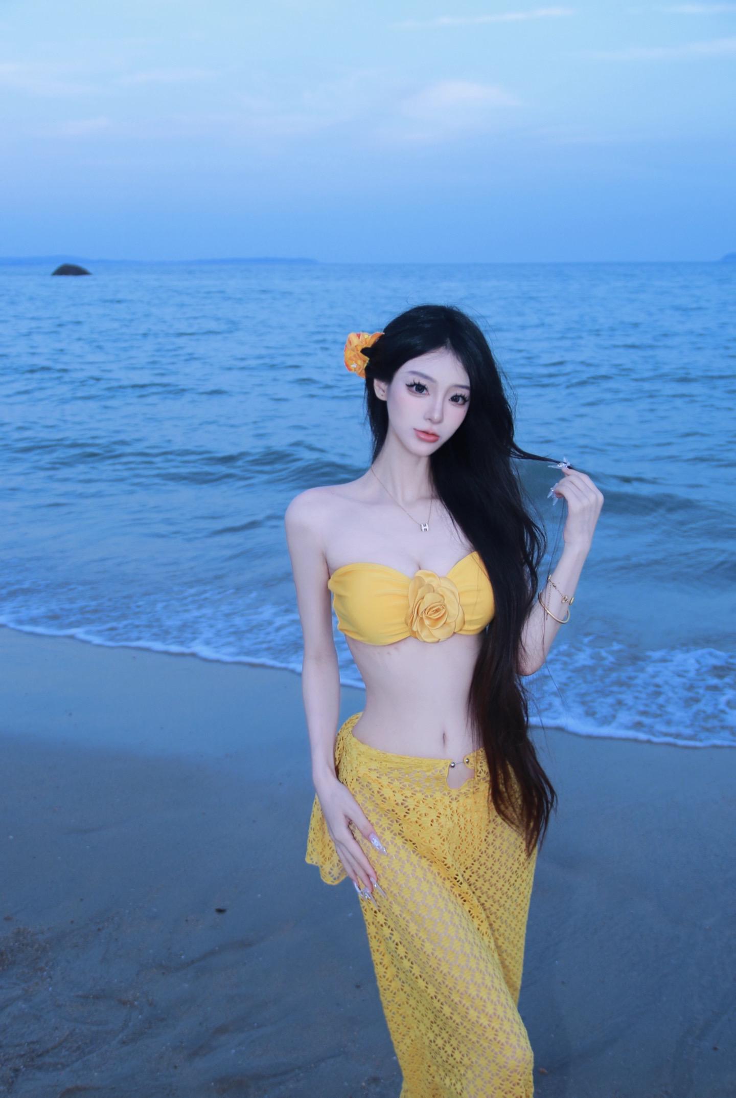 老娘与海。