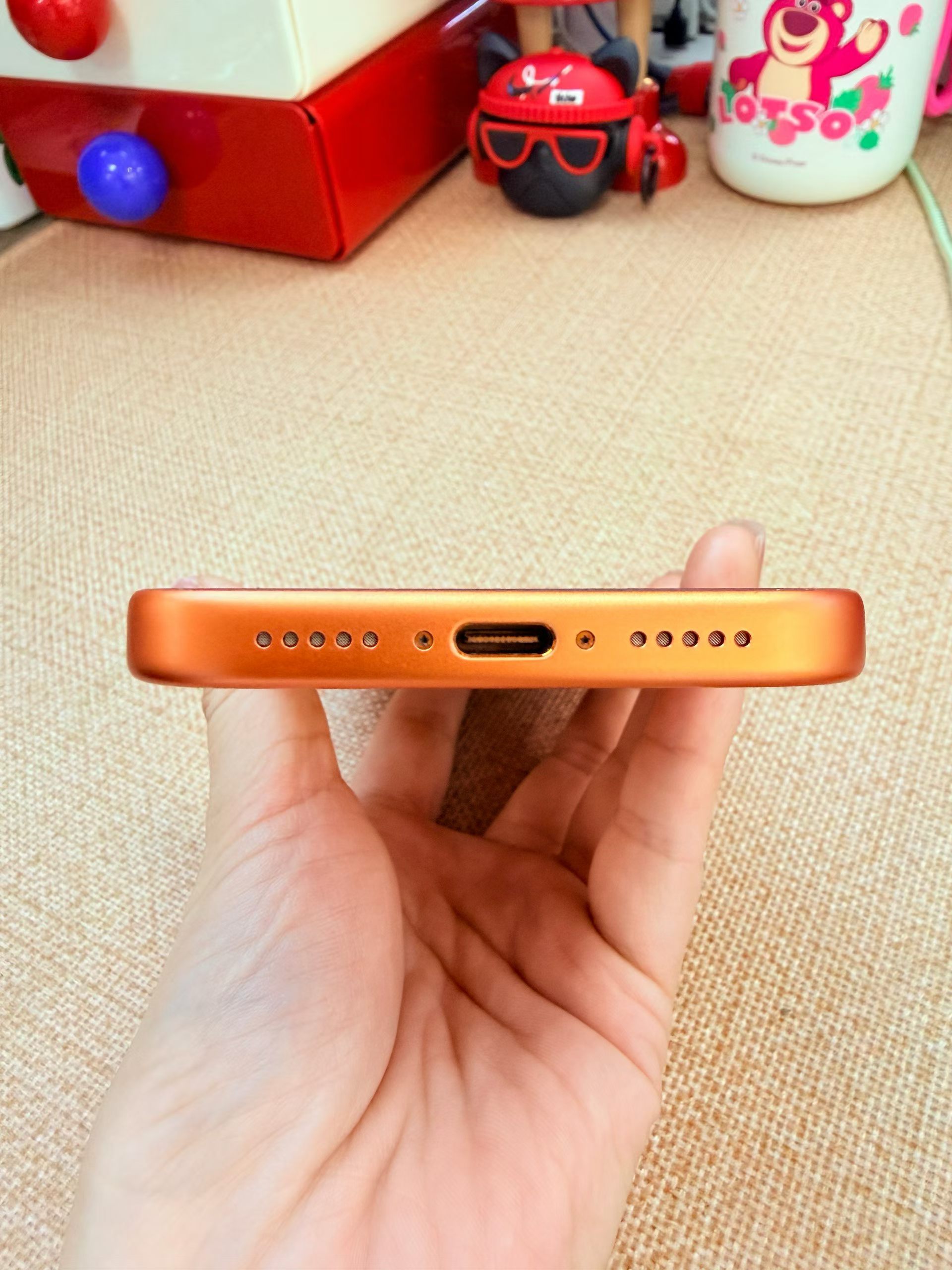 精品二手机苹果17 Pro 256G橙保修期27-5-28，电池效率100%三星