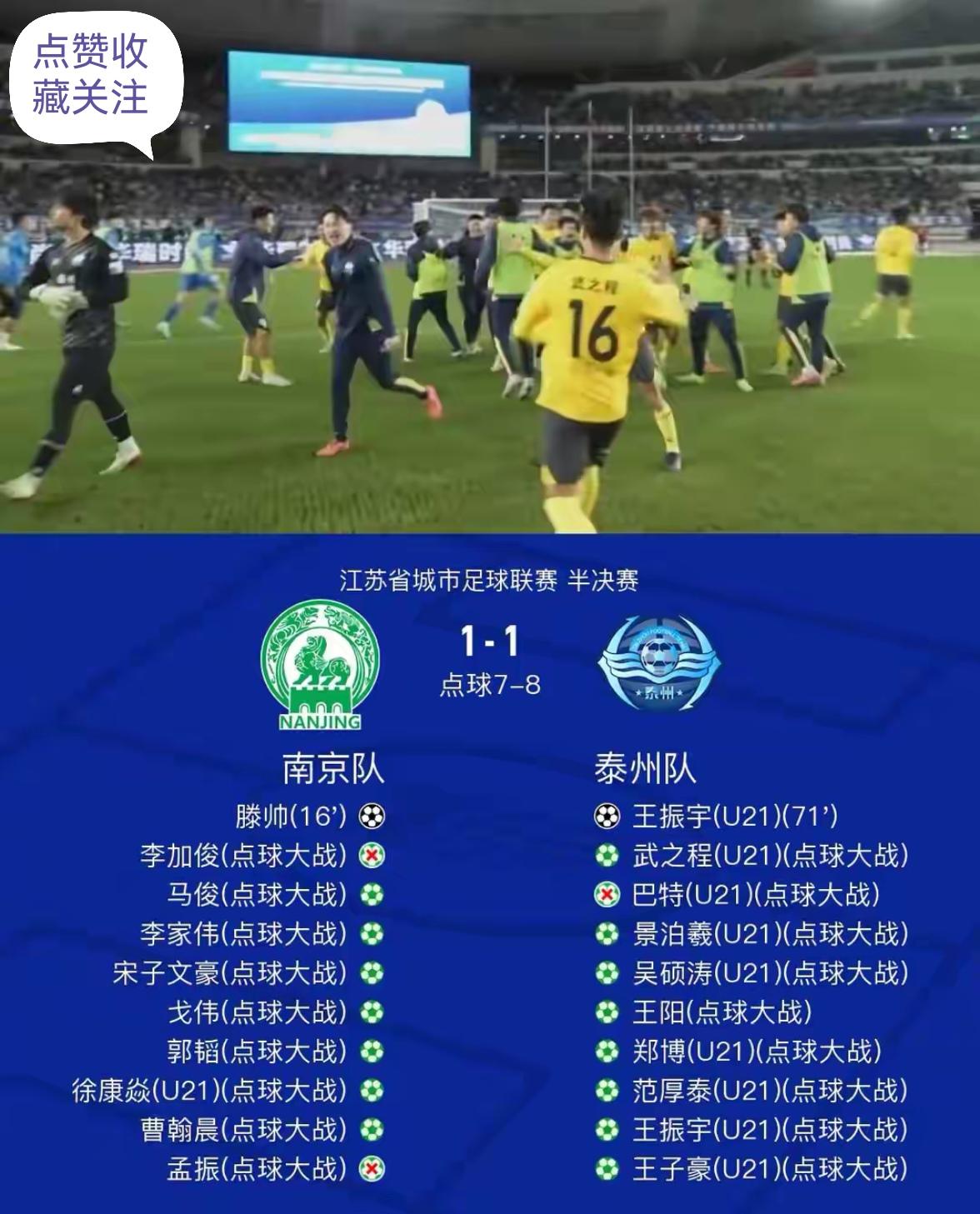 昨晚南京奥体炸锅！6万人见证苏超大冷门！开场南京队滕帅先声夺人，结果泰州王振宇7