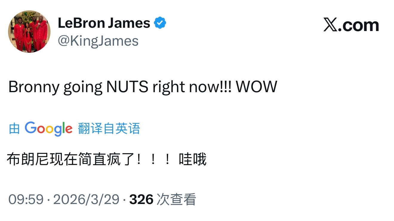 发生了什么？詹姆斯说布朗尼疯了。 