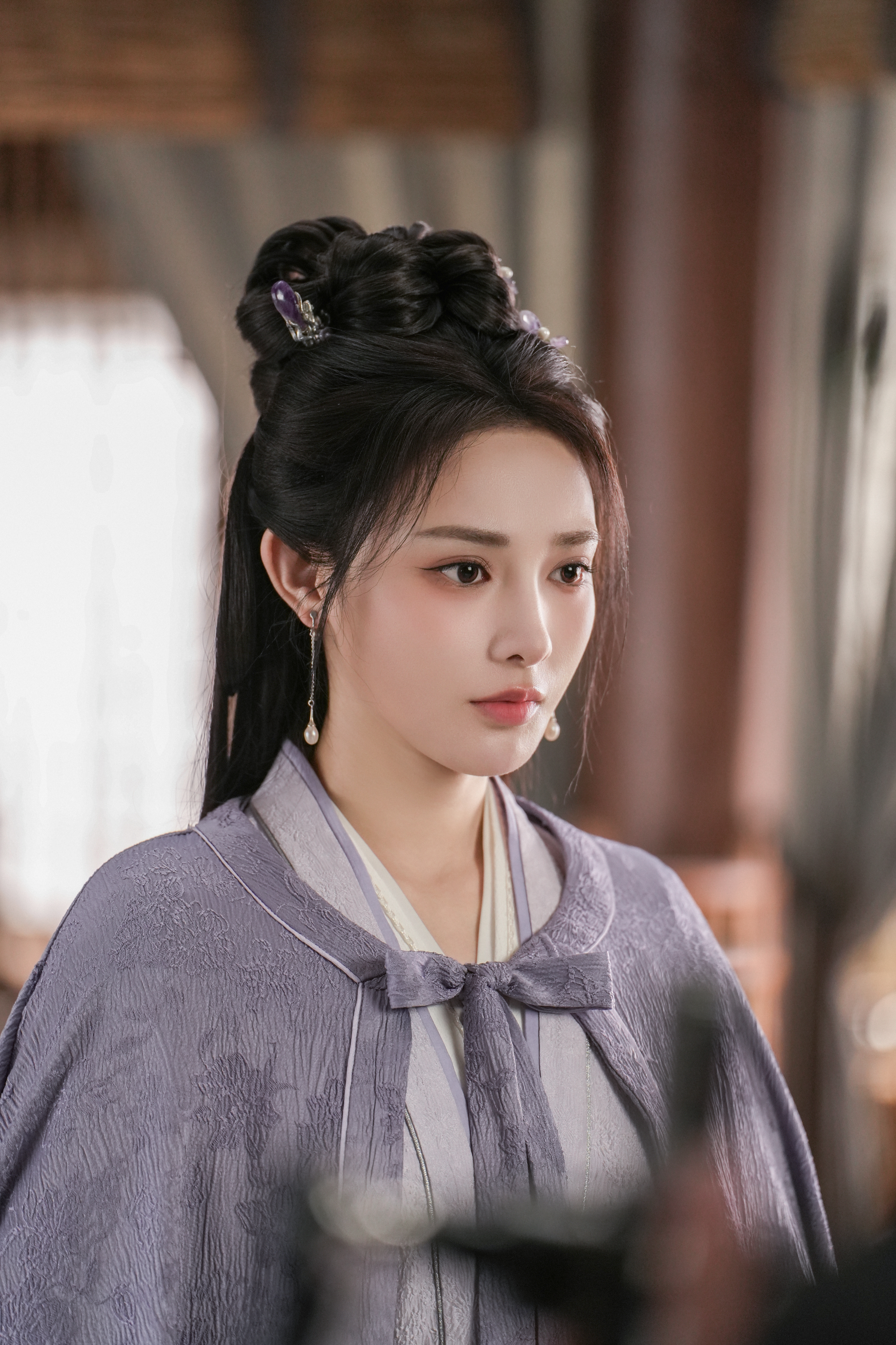 《凤凰台上》凌苍苍☽ 剧照-紫衣+紫披风