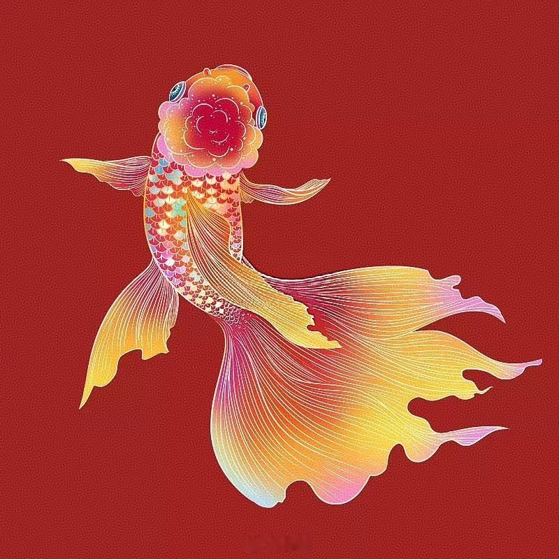 转赞好运锦鲤！祝你日进斗金，出门见喜 