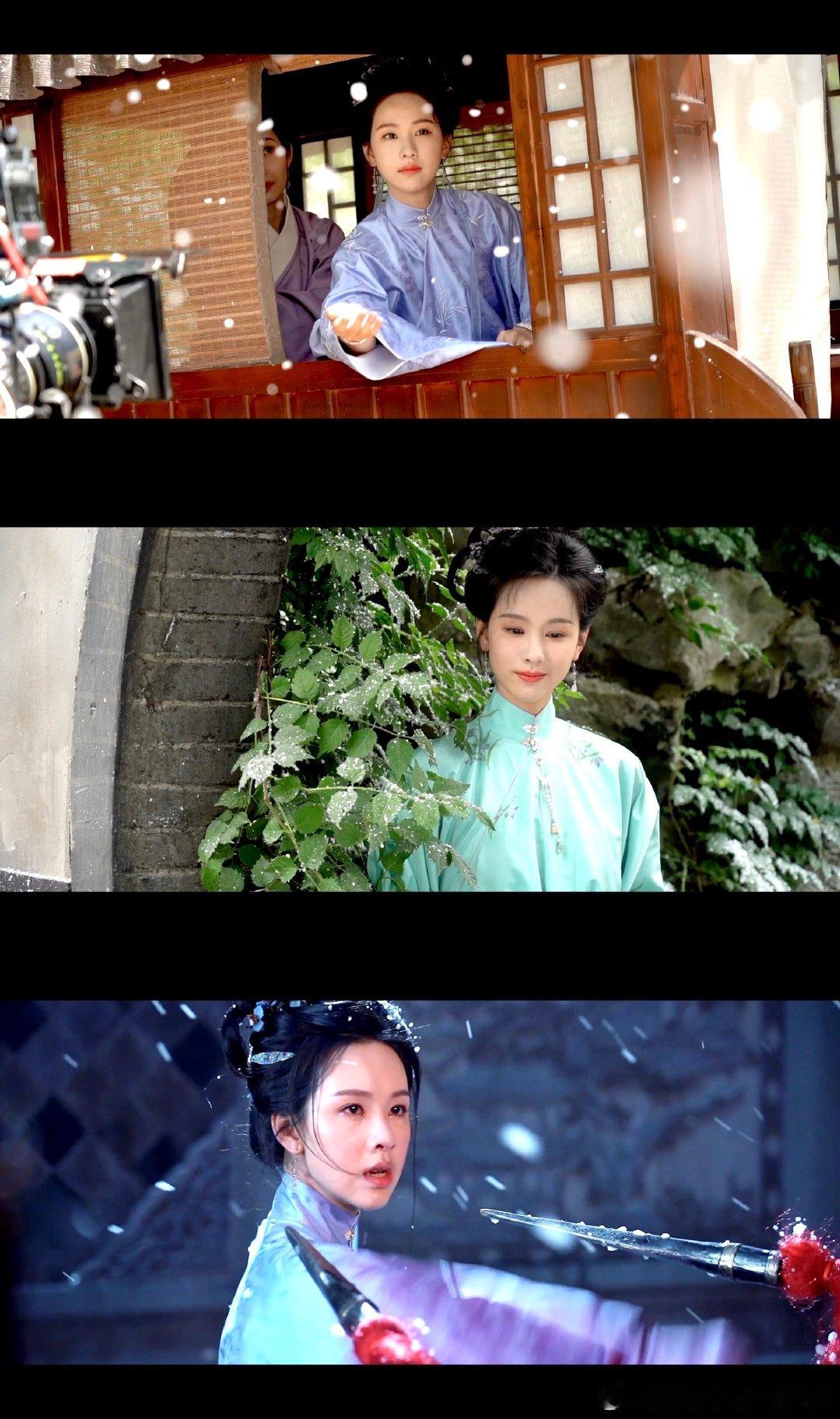 #电视剧贵女[超话]##贵女杀青#我们的白月光又有新的作品了，而且清雅的色调让人