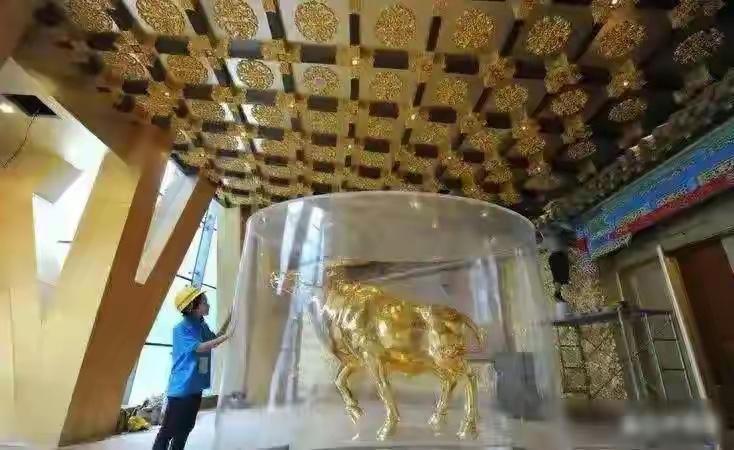 华西村的大金牛居然有人怀疑是贴金的，甚至有人怀疑是镀金的！这也太过了吧！作为天下