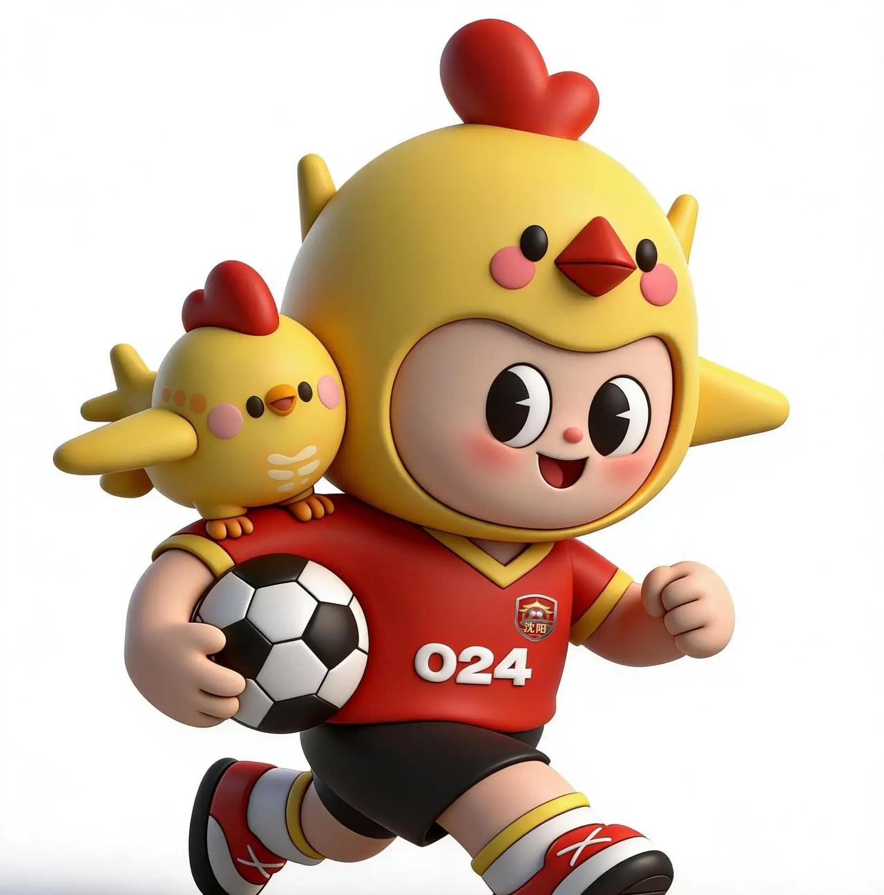 4月3日沈阳，一只萌鸡架竟摇身变战斗机？东北超联赛倒计时中，“沈宝”IP横空出世