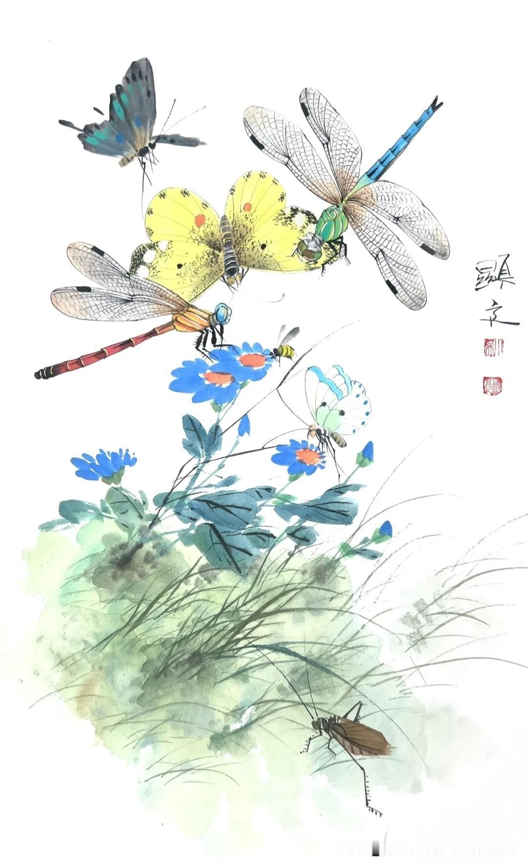 国画草虫图选01
