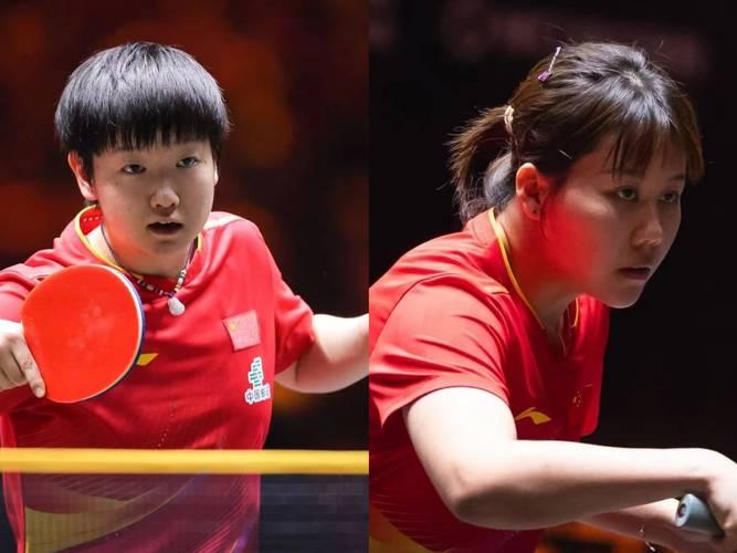2026WTT美国大满贯女单半决赛上演国乒内战，孙颖莎与队友陈幸同展开激烈对决。