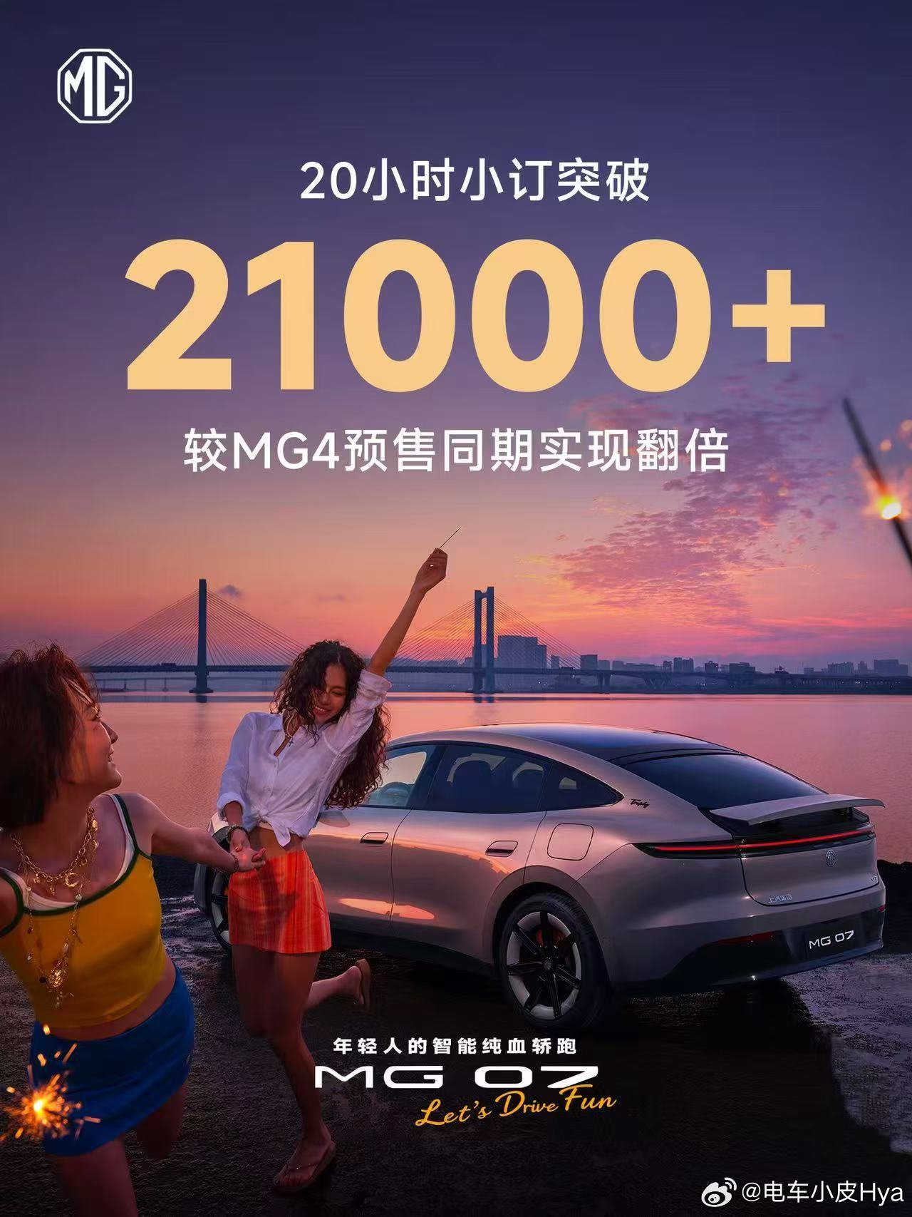 MG这次出招太狠了20小时小订突破21000！ MG 07告诉大家了，你真有性价