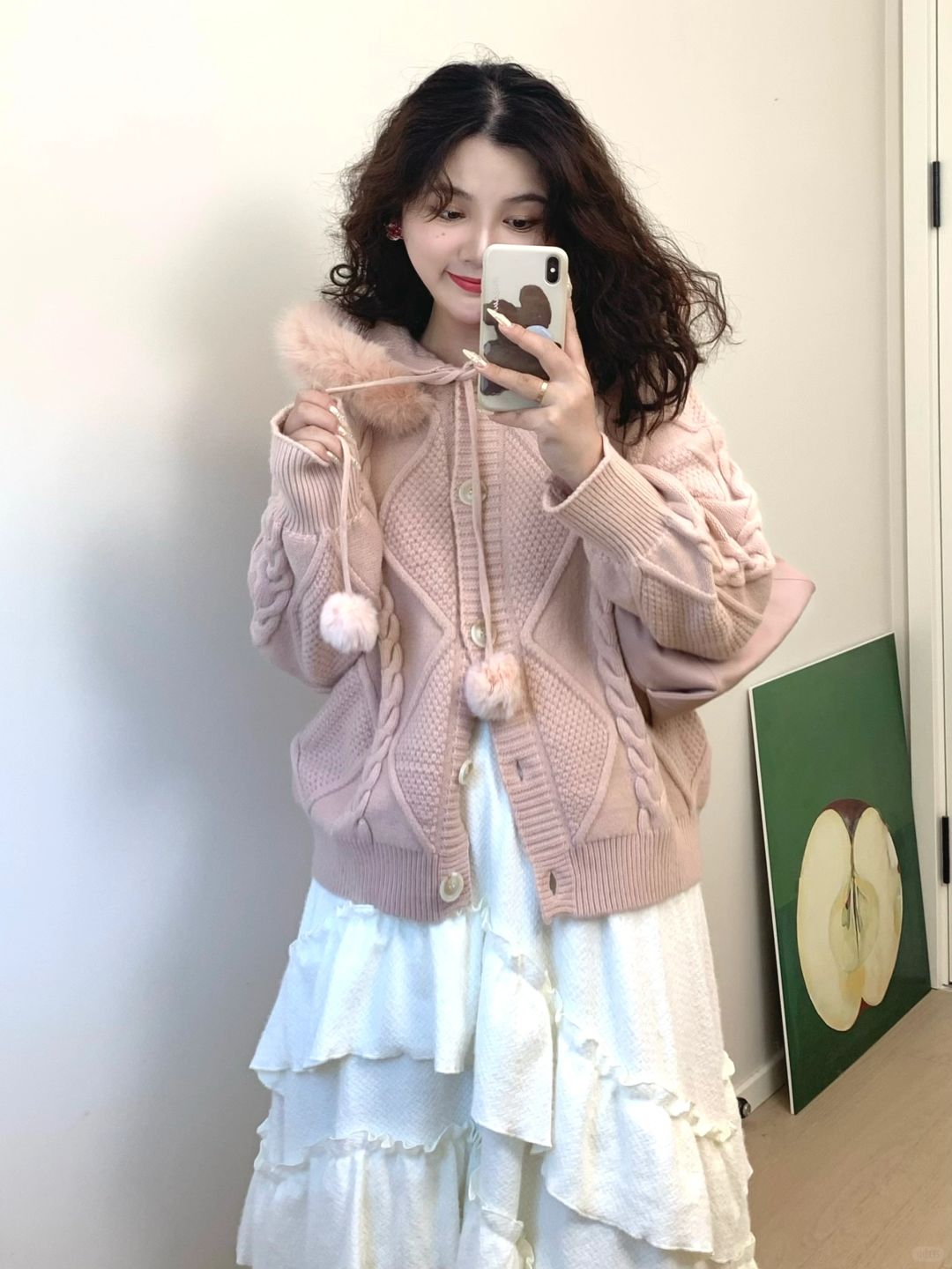 🛍️｜粉色毛衣和仙女裙