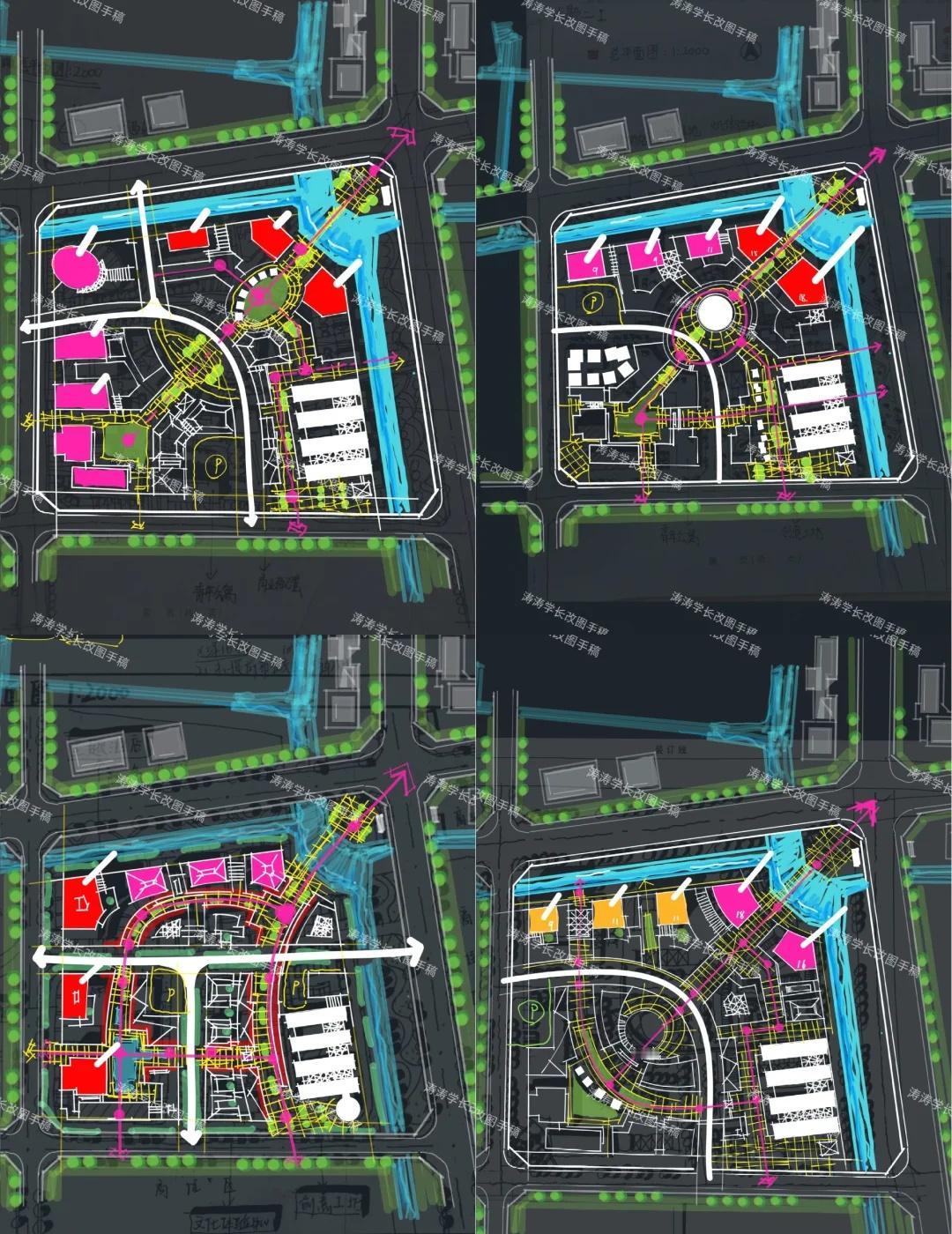 双十一分享规划快题改图手搞
根据同学们的方案优化调整
规划不是一言堂，满足相应规