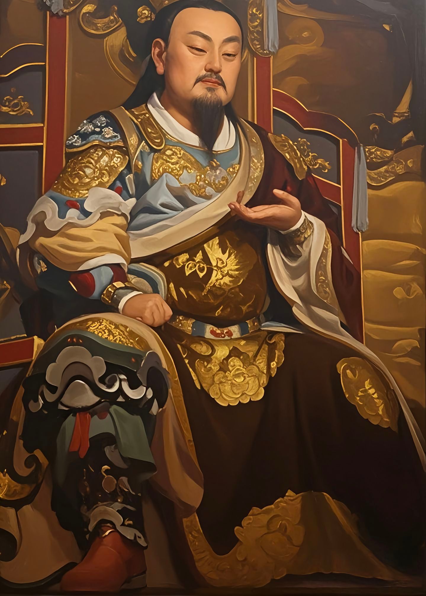 玄天上帝，镇守北方。执剑荡魔，护佑四方。 ​​​