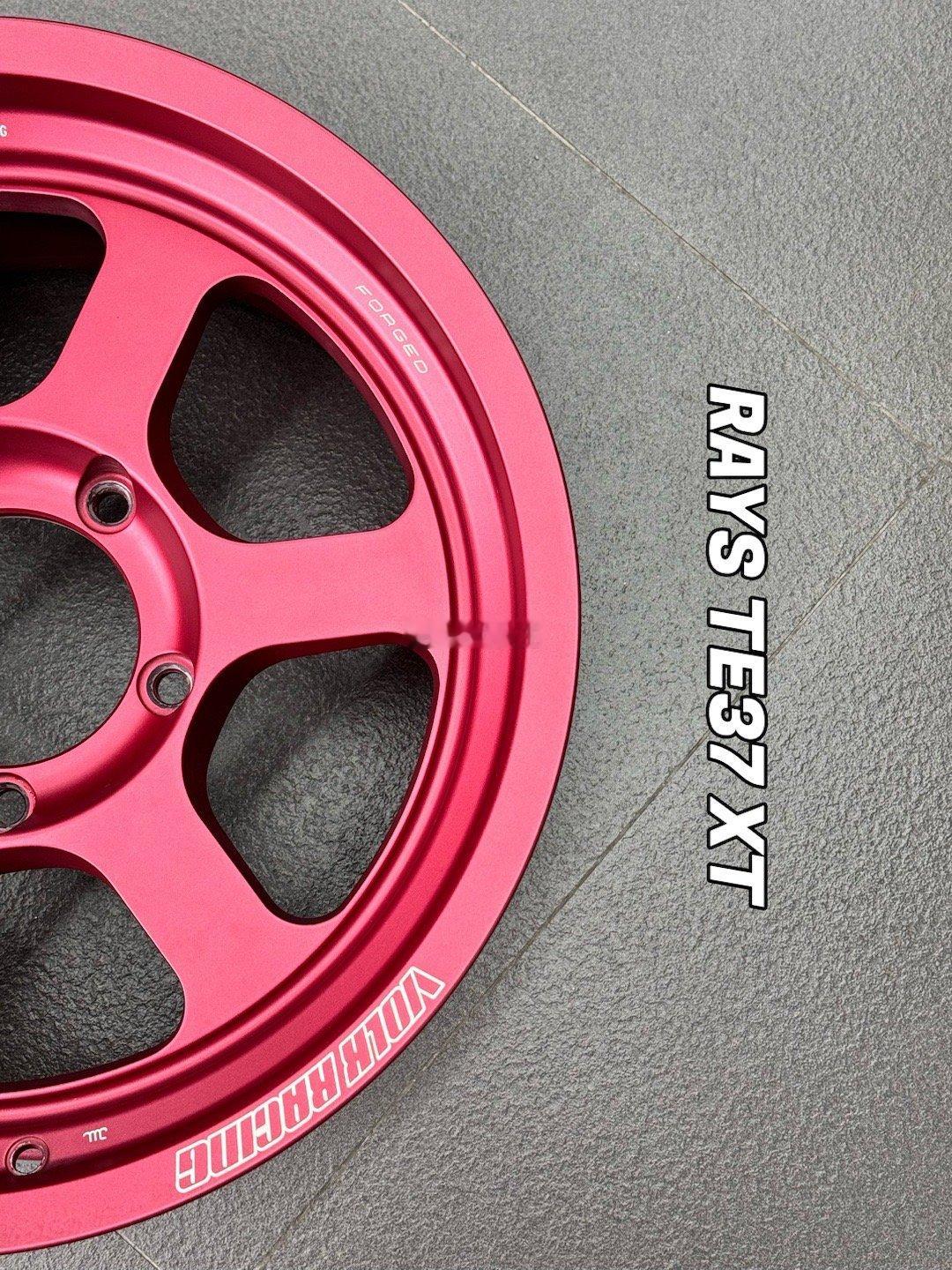 心情件：正品日本RAYS TE37XT18寸 9J  ET25 5*150陆巡酷