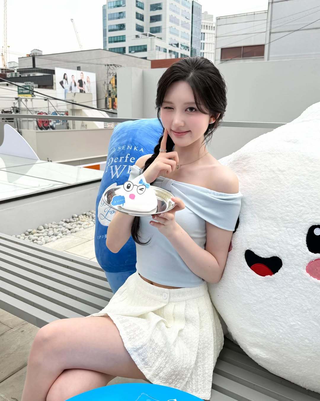 用 Senka变得滑嫩嫩🫧🤍💙 