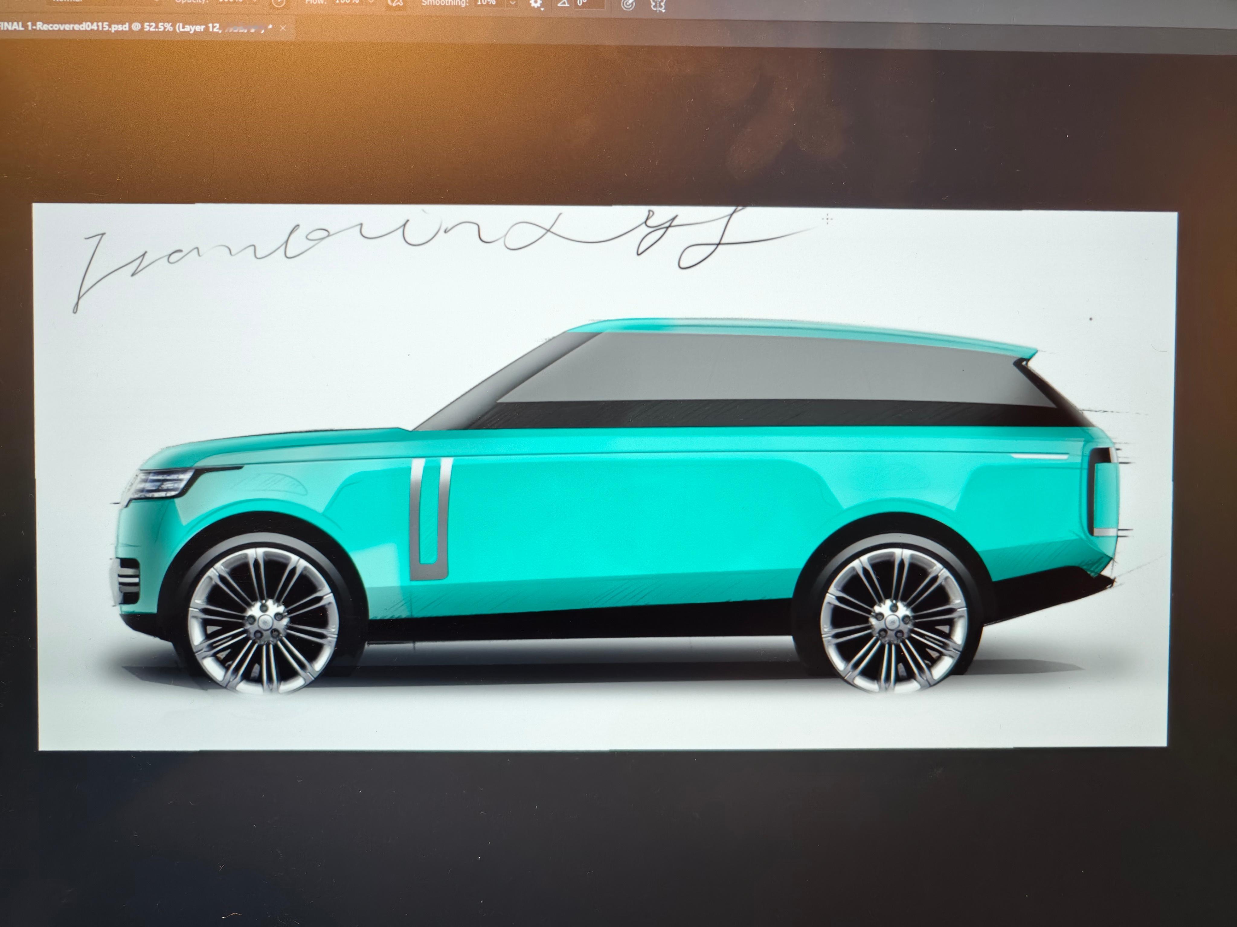 本人原创设计的路虎揽胜，你说潮不潮？百家车坛