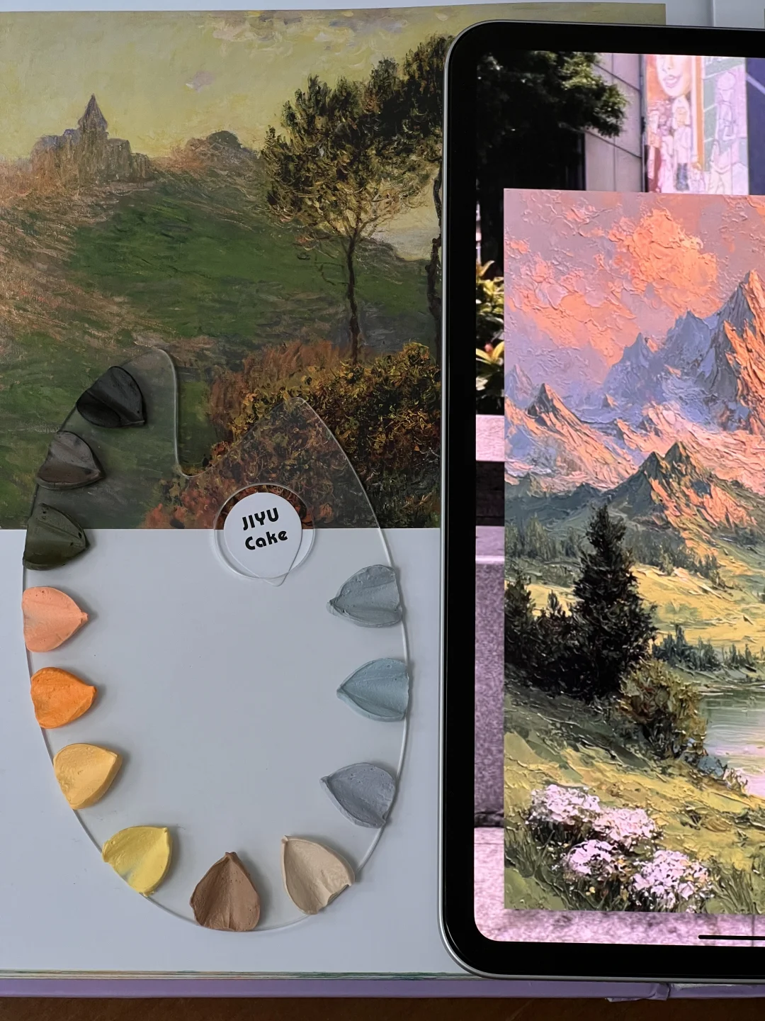 🎨把大自然的调色盘画在蛋糕上 莫兰迪色系 美到心坎的奶油调色盘🎨 ...