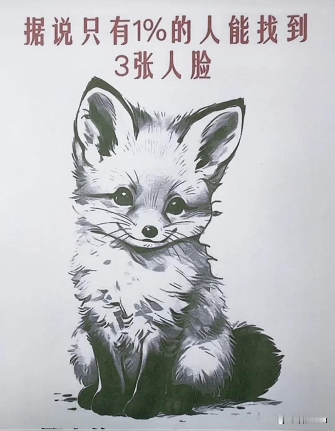 轻松找到两张人脸，第三张无能为力了，眼力还是不行啊，最后一张我估计谁也找不到！