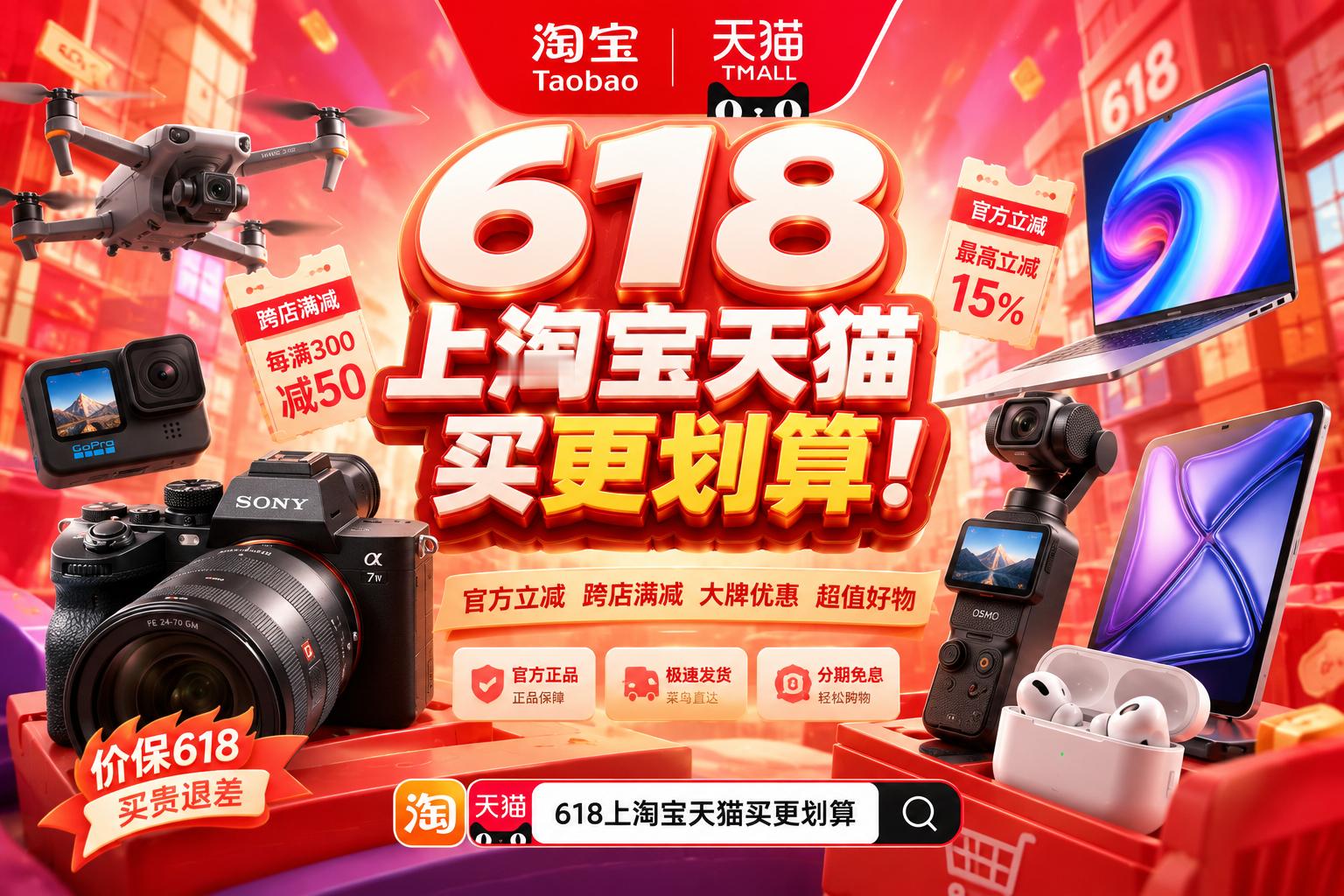 今年618把各大平台逛了个遍，最后下单最多的还是淘宝天猫～不用为了几十块差价来回