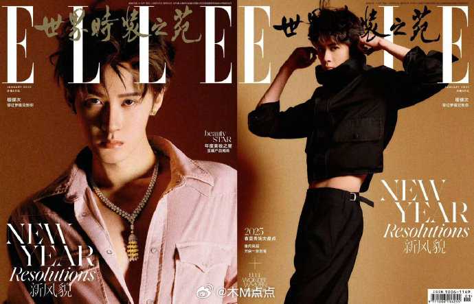 ELLE拍的流量生这么看elle还是很看重时尚力的，都不土 王鹤棣杂志2025年