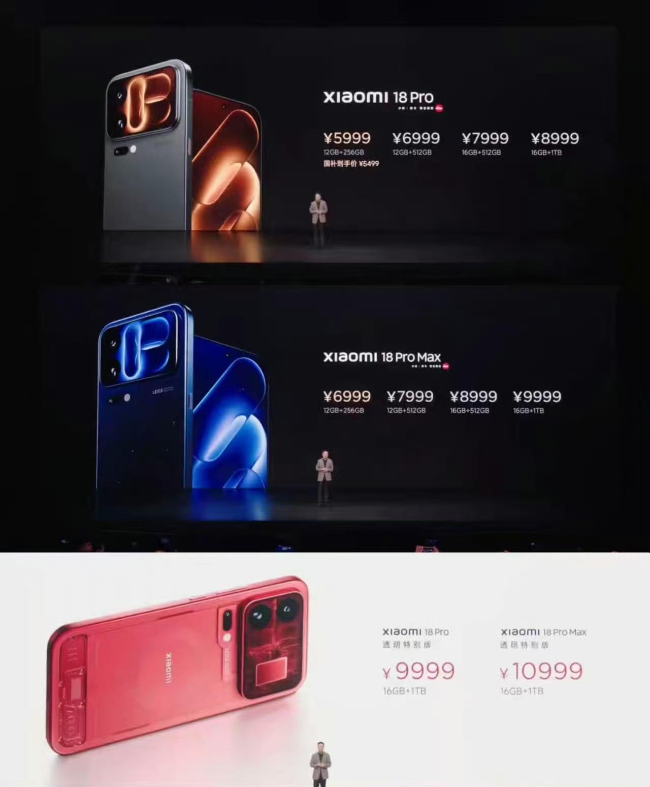价格大涨！小米18售价出来了，小米18Pro 用户主流内存版本16+512g来到