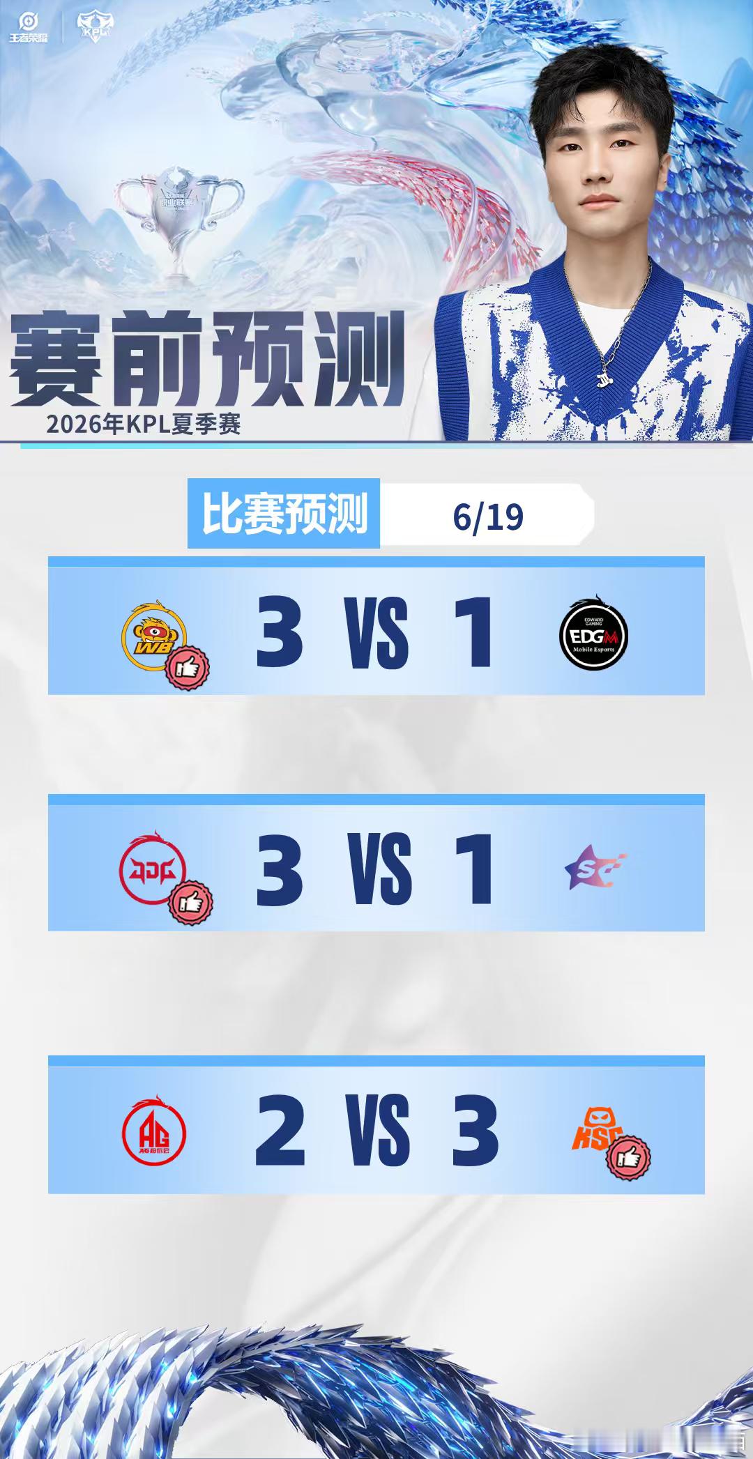 2026kpl夏季赛 下午抖音直播间见～ 