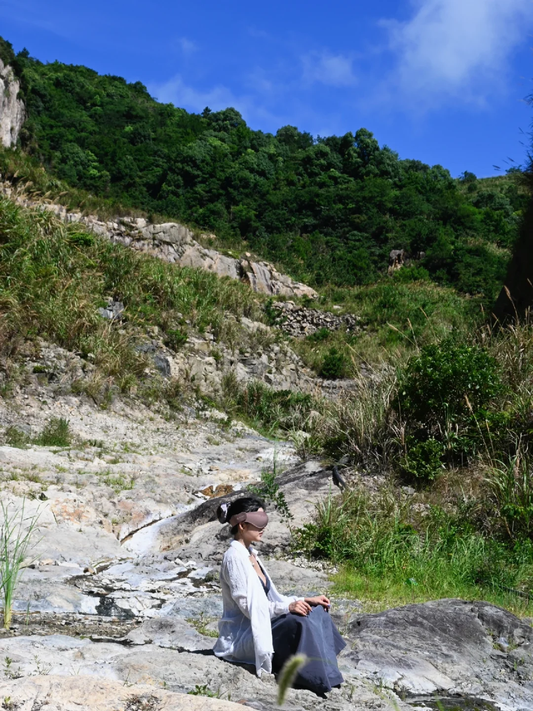 回归自然⛰️在山谷中冥想去除杂念🧘