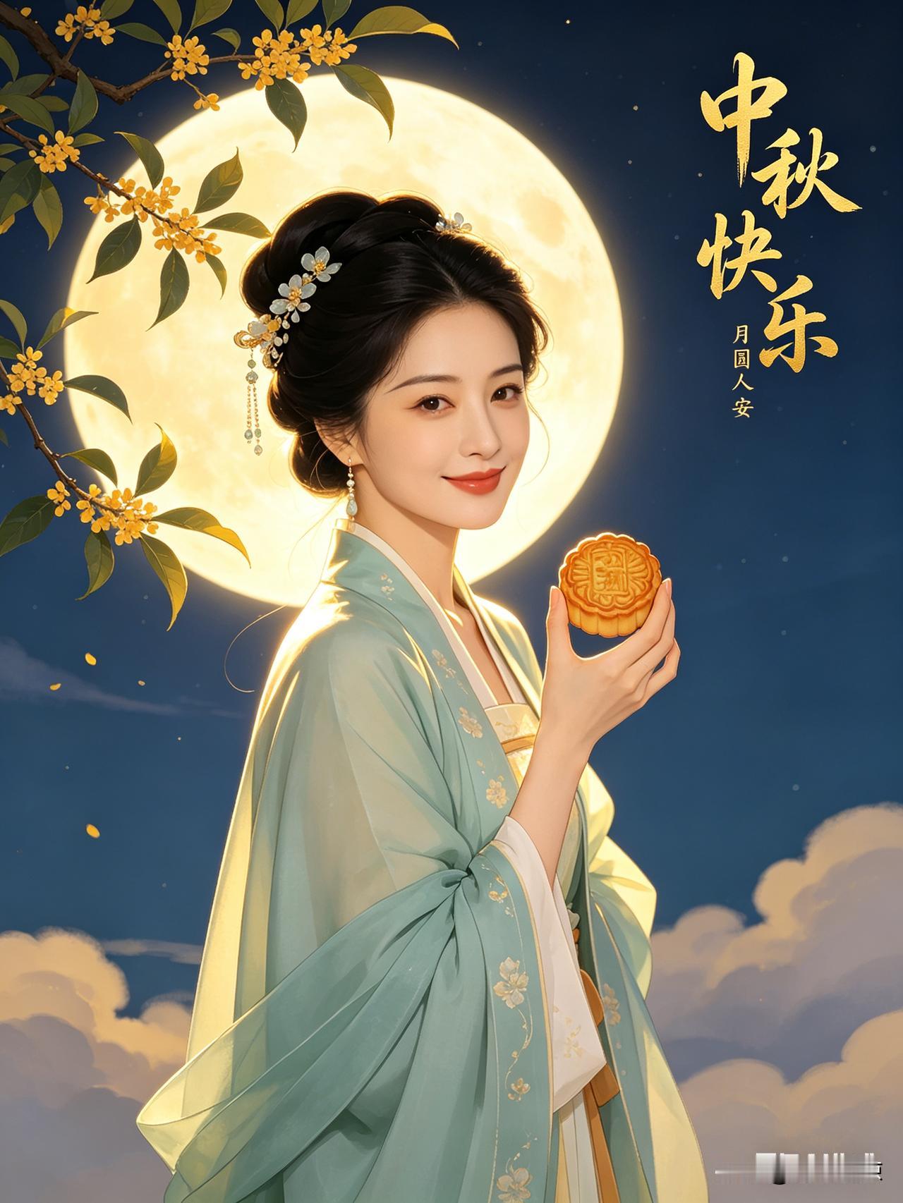 月满中秋，岁岁安康。
 
中秋的月光，最温柔、最治愈。
也是一年之中，最灵验的许