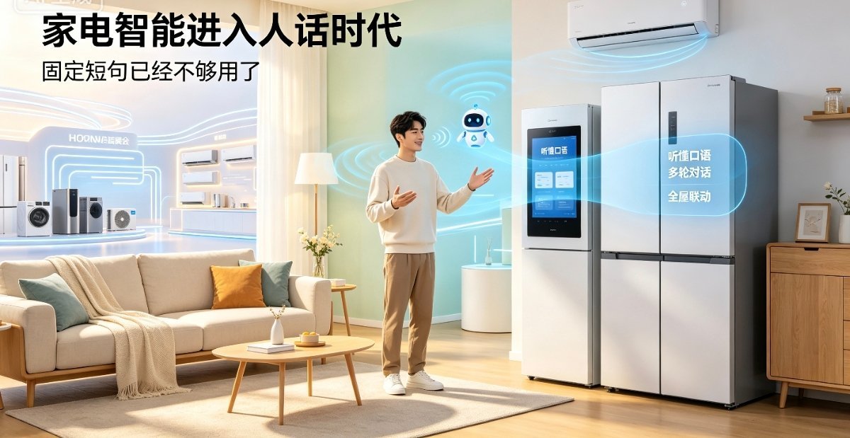 只能语音交互算智能家电吗今年WAIC展出的新一代家电都搭载本地大模型，不用死板指