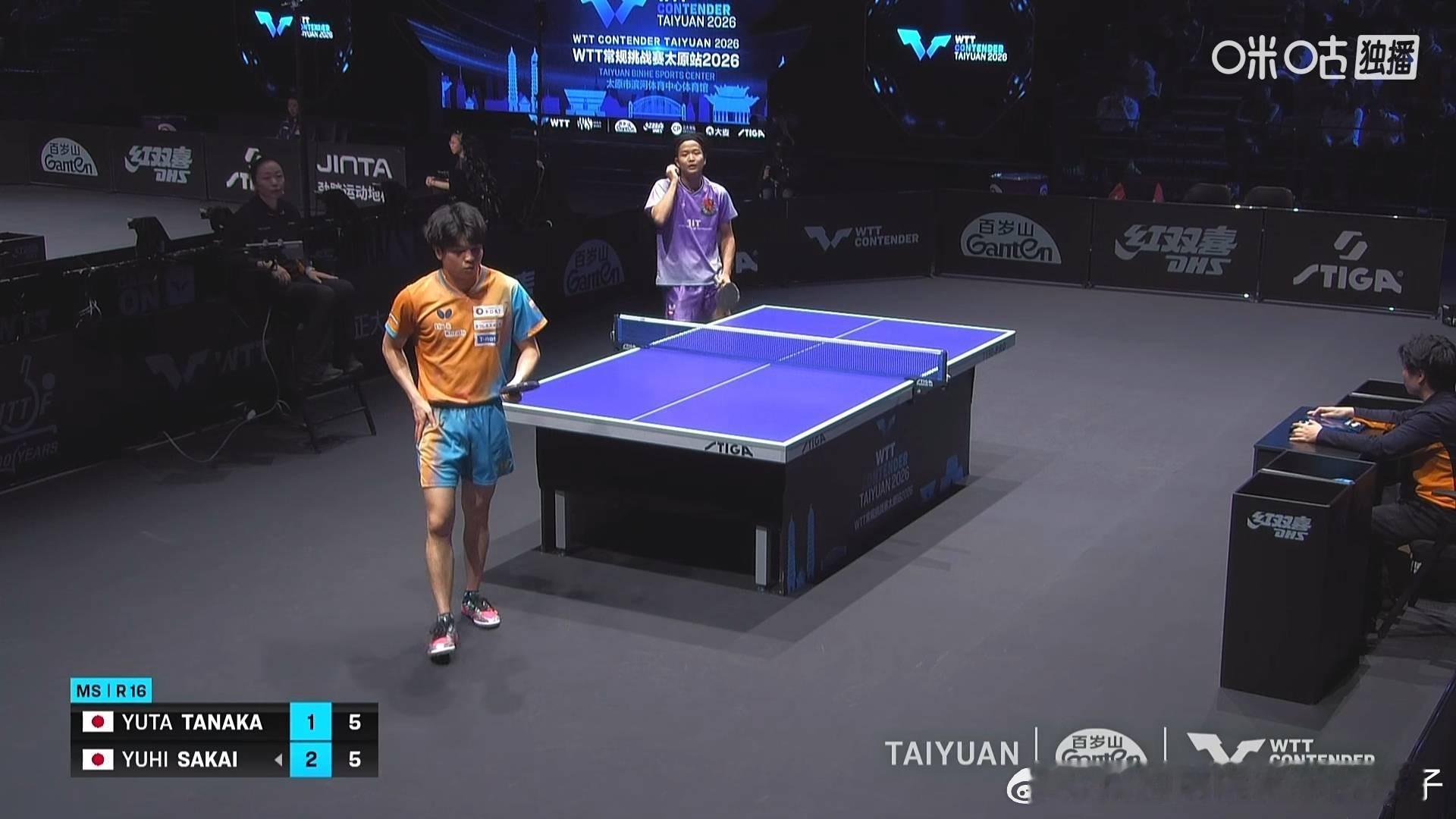 卡尔松3比1姆拉德维奇（-7，1，9，8）坂井雄飞3比1田中佑汰（10，-6，7