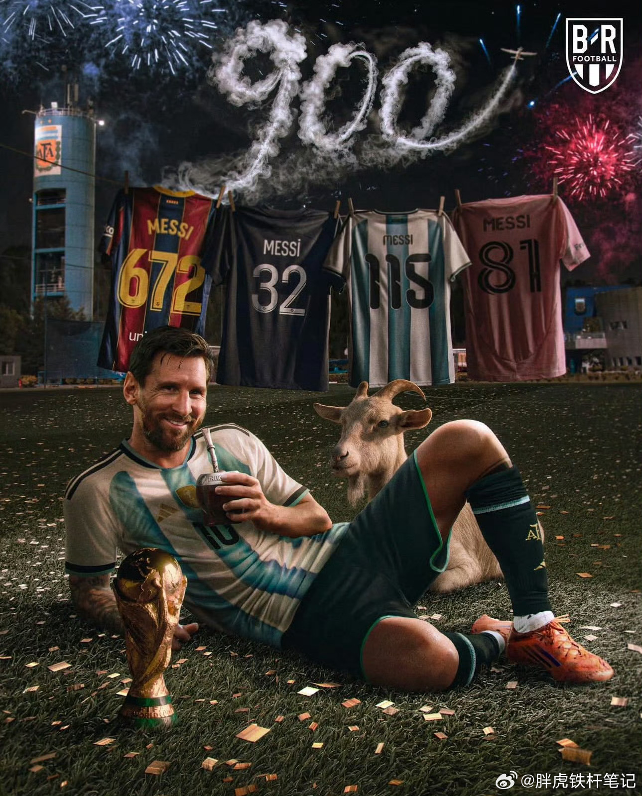 炸裂！梅西900球分布：巴萨672，迈阿密81，巴黎最少美冠杯1/8决赛次回合，