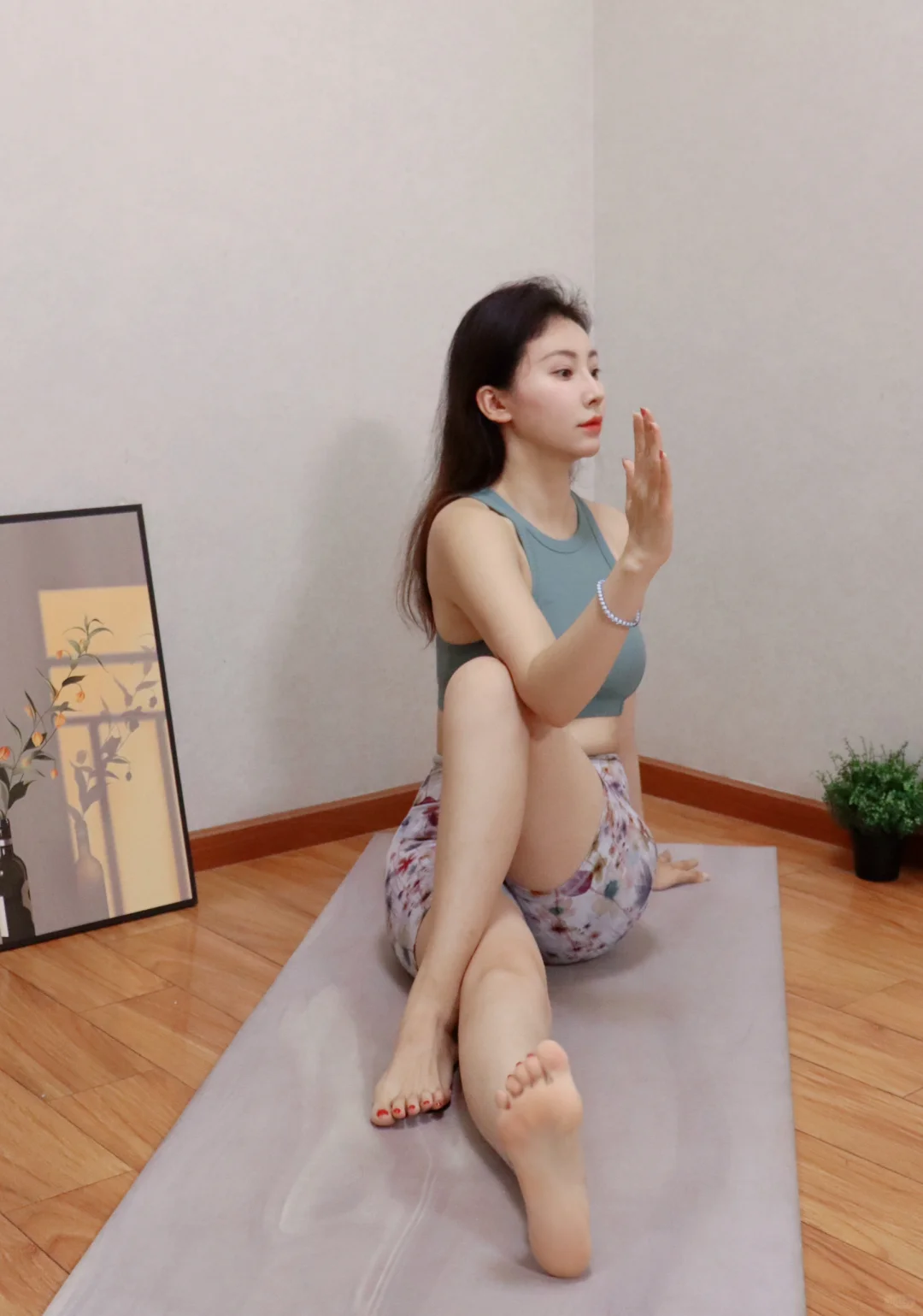 今日瑜伽🧘‍♀️ 我的植物系穿搭 夏日降暑🧊