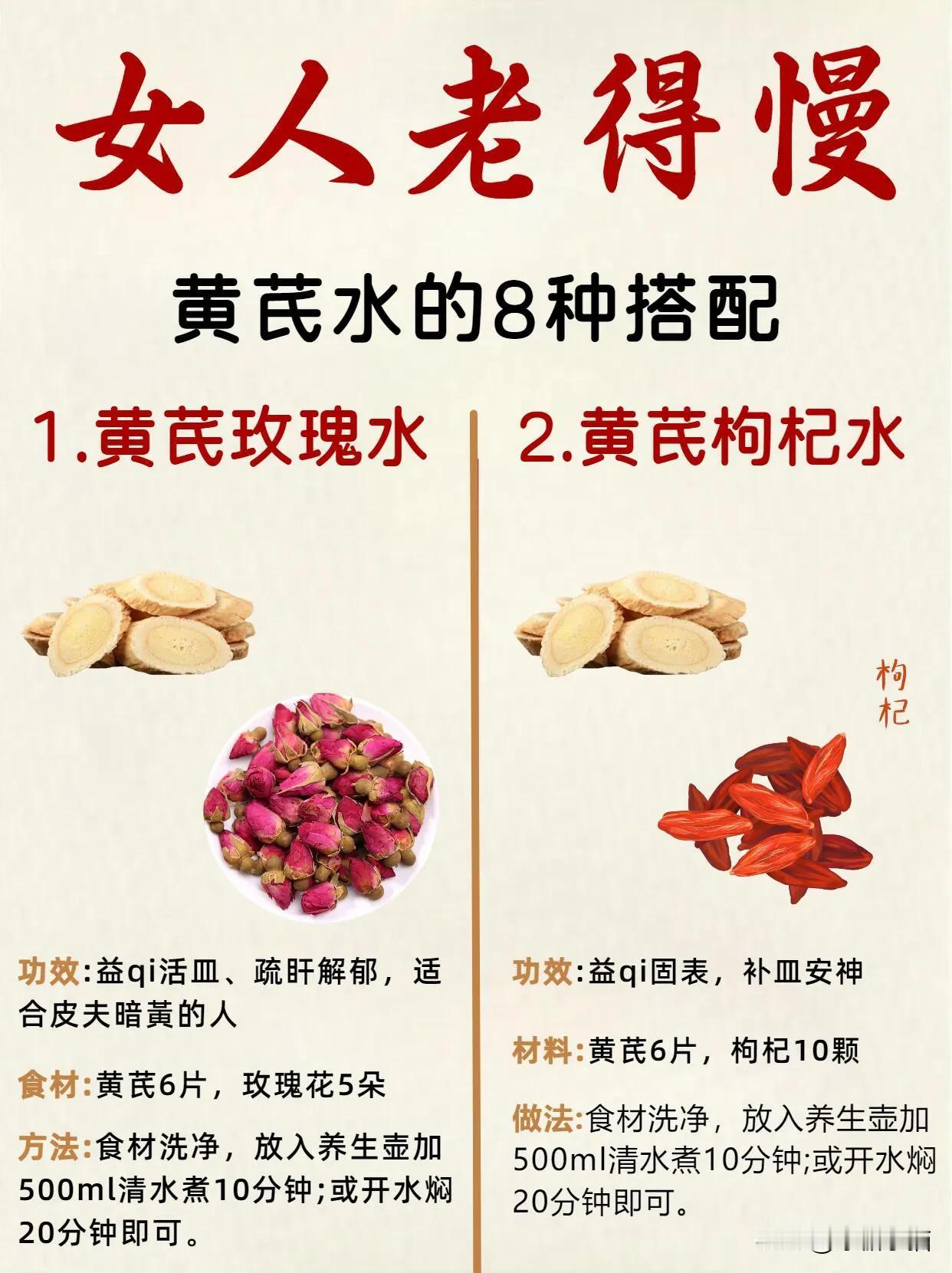 #黄芪泡水好搭配# #黄芪的茶饮方式# #红枣黄芪水# #黄芪枸杞黄精# #听说