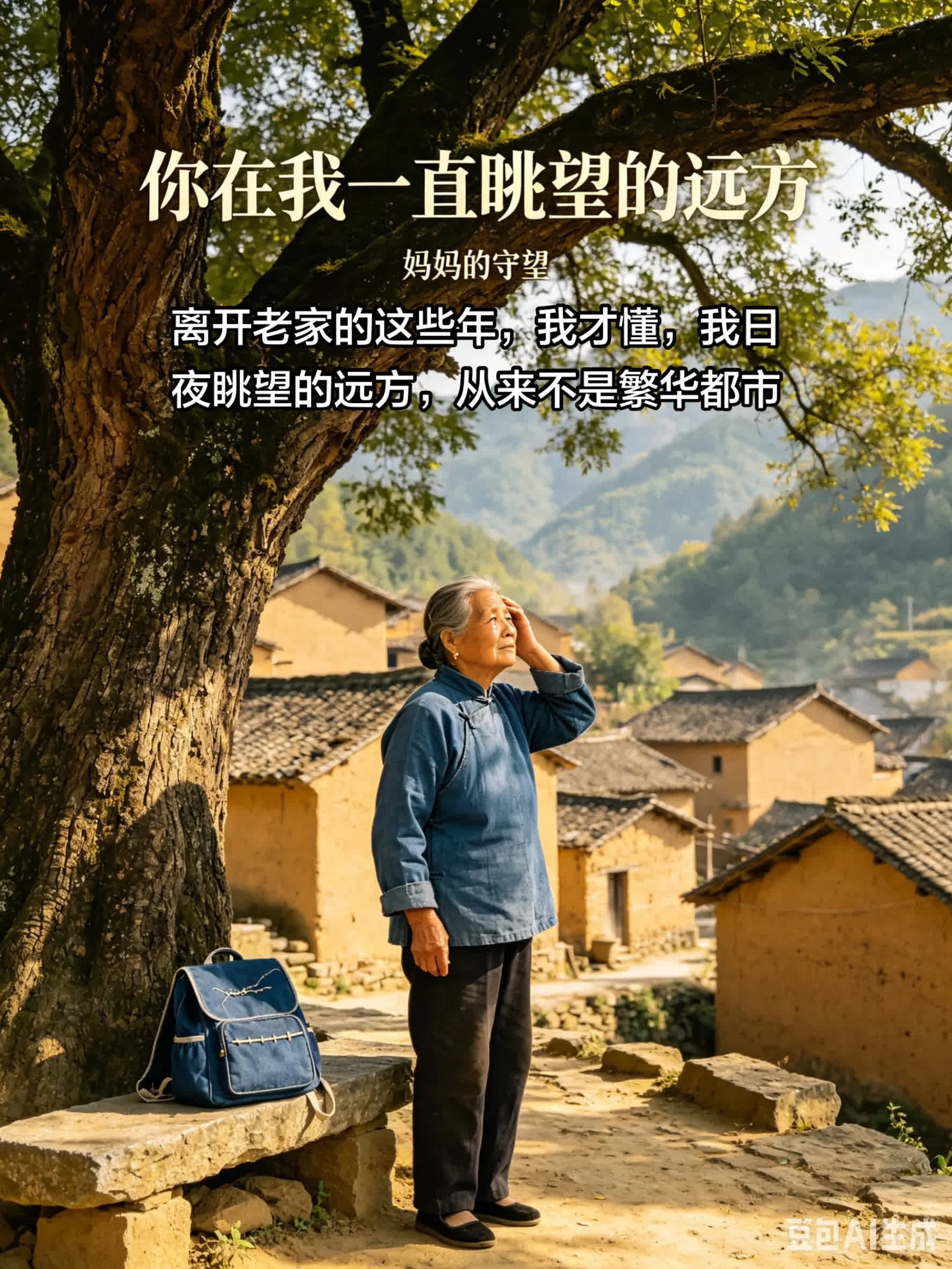 离开老家的这些年，我才懂，我日夜眺望的远。离开老家的这些年，我才懂，我日夜眺望的