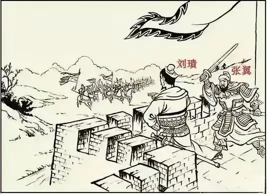 “老匹夫，背主之臣，有何面目苛活于人世！让我投降，休想！”雒城守将对着...