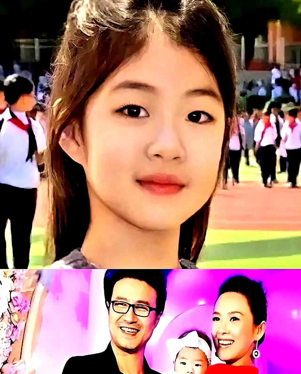 替章子怡捏了10年汗，结果她女儿的脸自己“反转”了。
 
当初都替她发愁，女儿醒