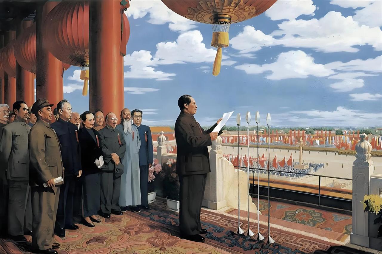 1949年10月1日，当五星红旗在天安门广场升起时，新中国就像一栋刚竣工的大楼，