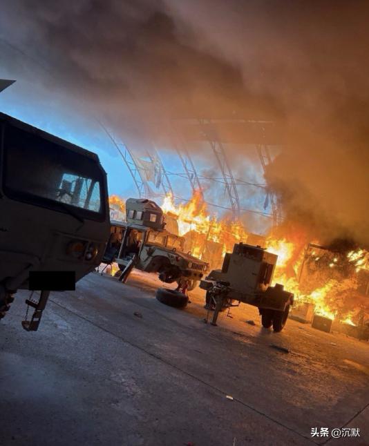 【阿联酋美军基地爱国者导弹基地遭受攻击起火】（图源网络）