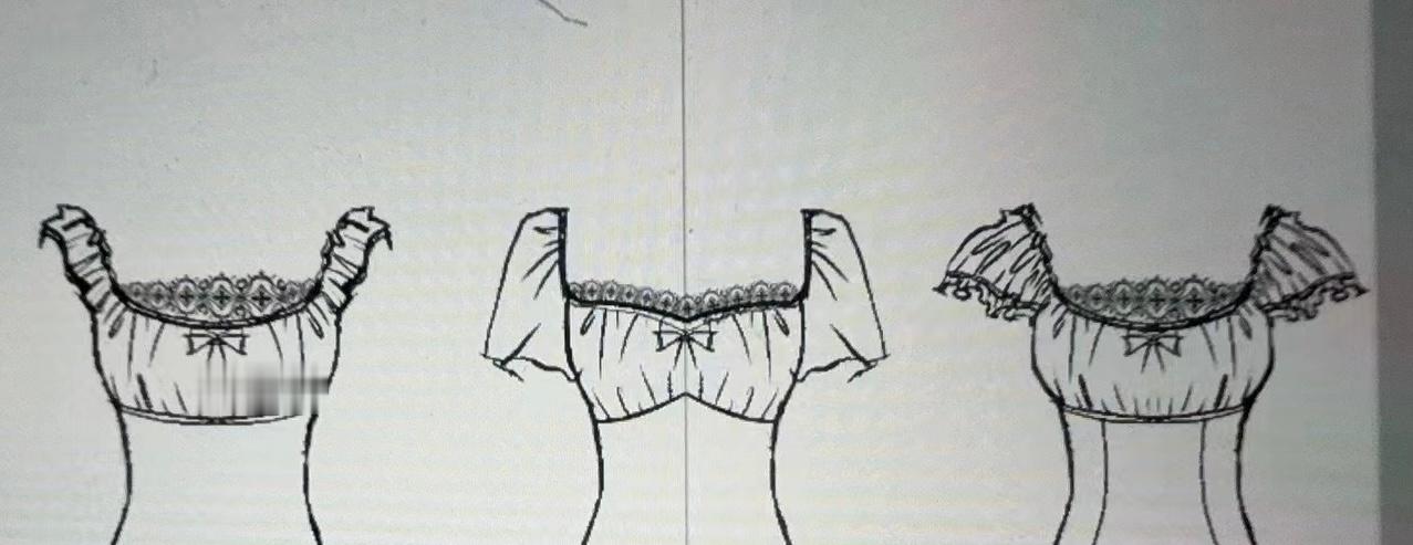 哪个领子好看啊！打算做个碎花裙哈哈 ​​​