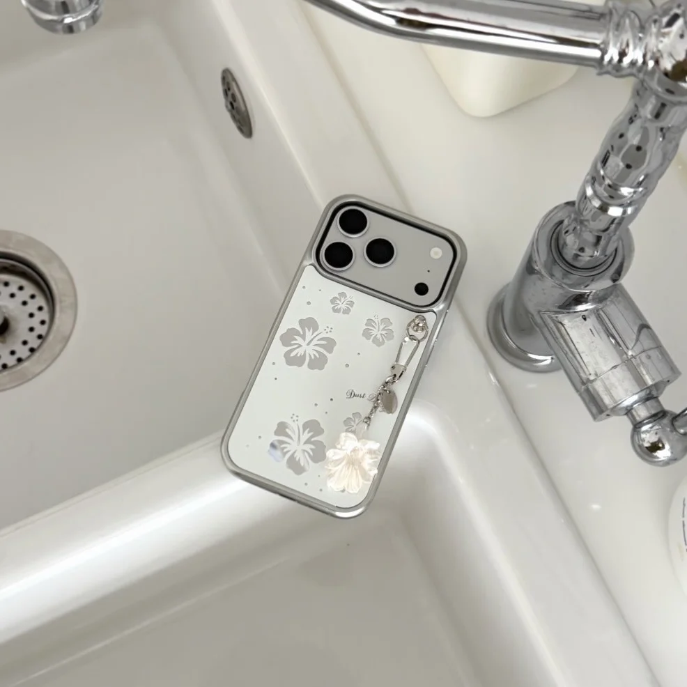 Hibiscus mirror bumper case